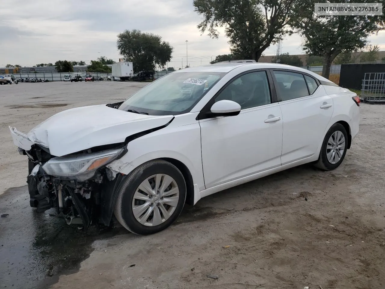 2020 Nissan Sentra S VIN: 3N1AB8BV5LY276385 Lot: 78156274