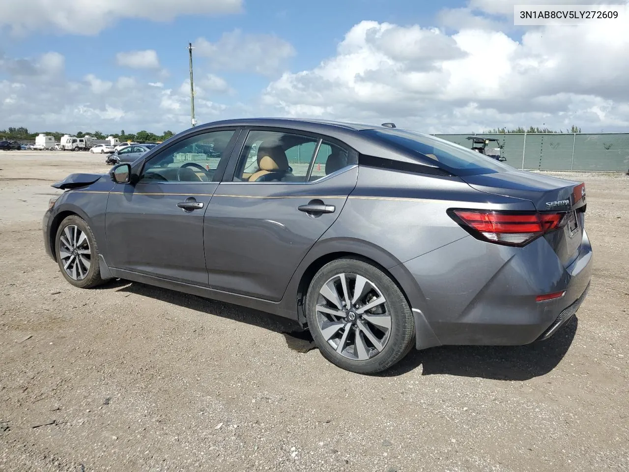 2020 Nissan Sentra Sv VIN: 3N1AB8CV5LY272609 Lot: 78377874