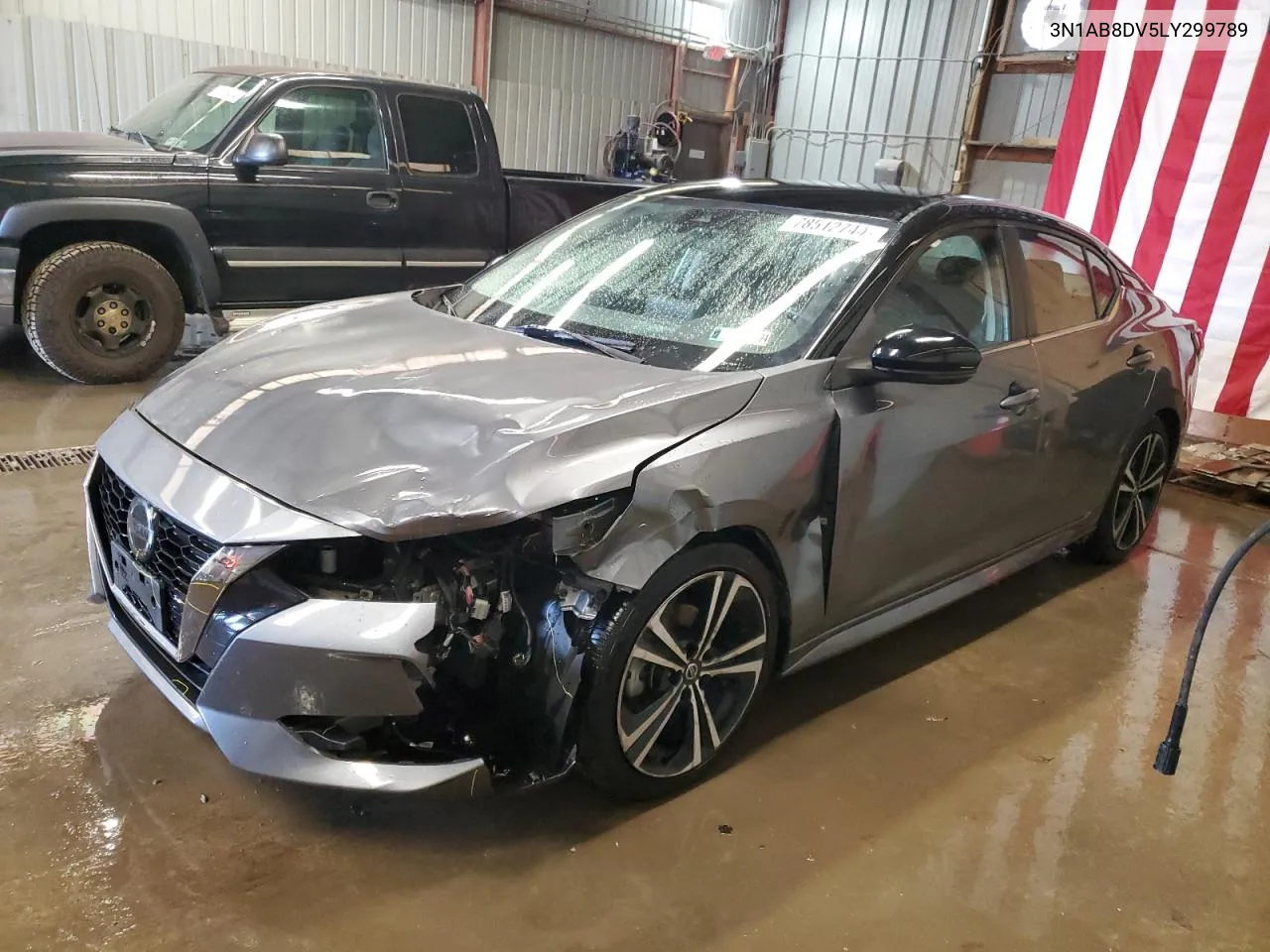 2020 Nissan Sentra Sr VIN: 3N1AB8DV5LY299789 Lot: 78512744