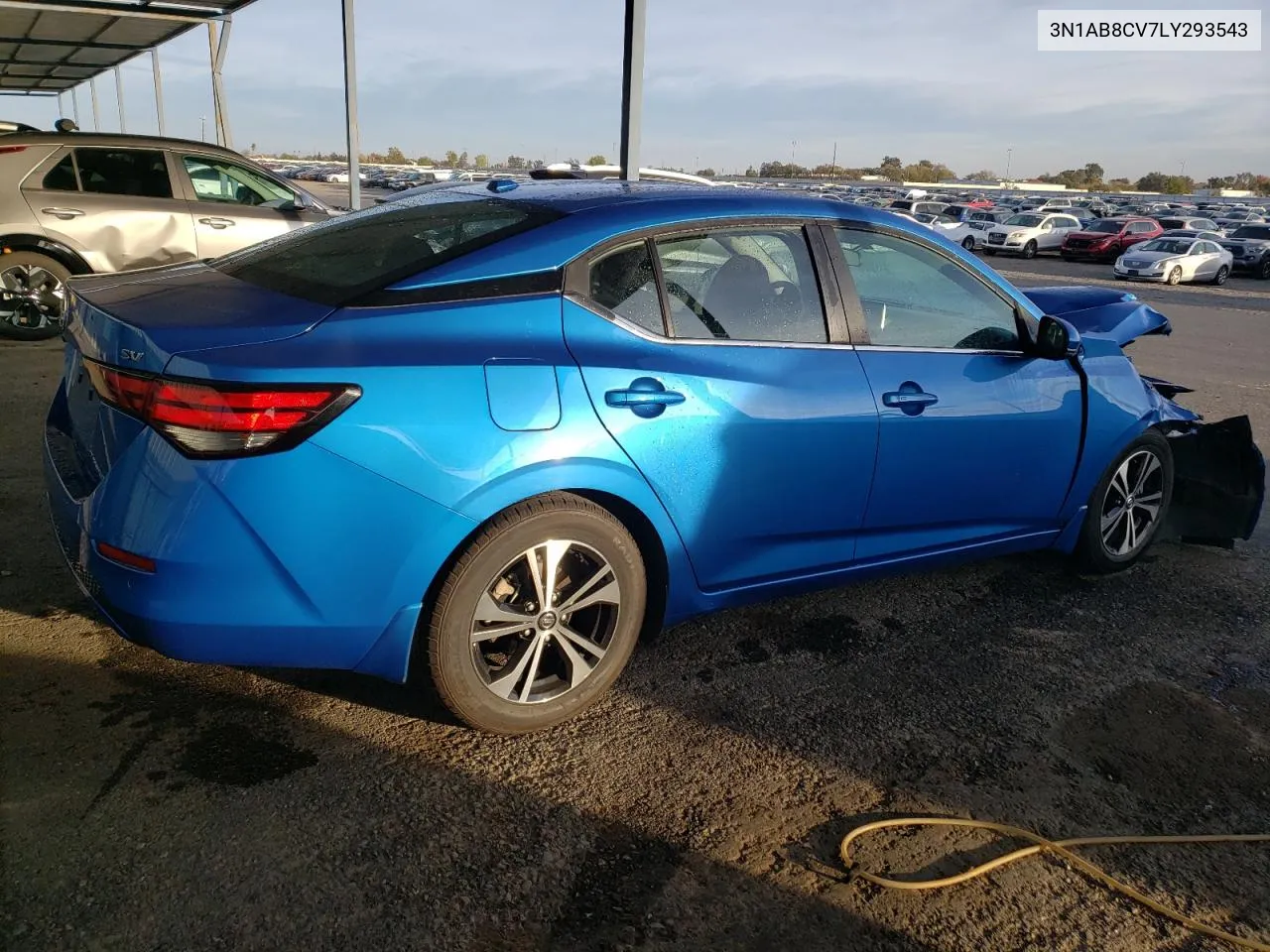 2020 Nissan Sentra Sv VIN: 3N1AB8CV7LY293543 Lot: 79358244