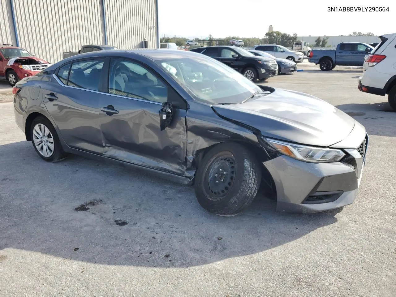 2020 Nissan Sentra S VIN: 3N1AB8BV9LY290564 Lot: 79363544