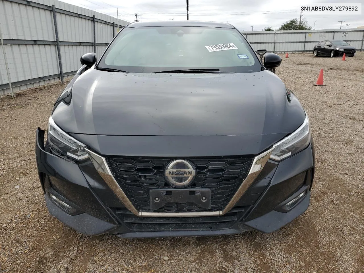 2020 Nissan Sentra Sr VIN: 3N1AB8DV8LY279892 Lot: 79530984