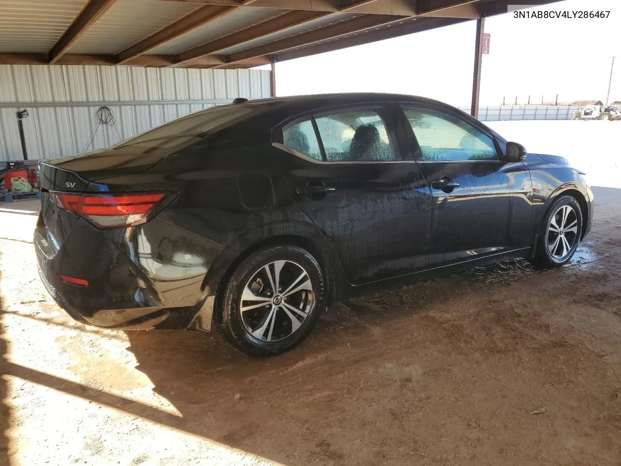 2020 Nissan Sentra Sv VIN: 3N1AB8CV4LY286467 Lot: 80123234