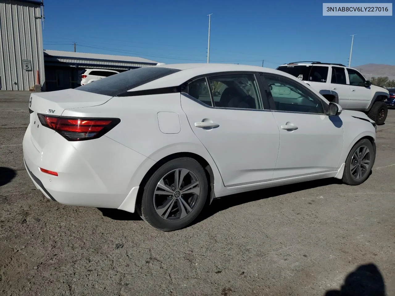 2020 Nissan Sentra Sv VIN: 3N1AB8CV6LY227016 Lot: 80294524