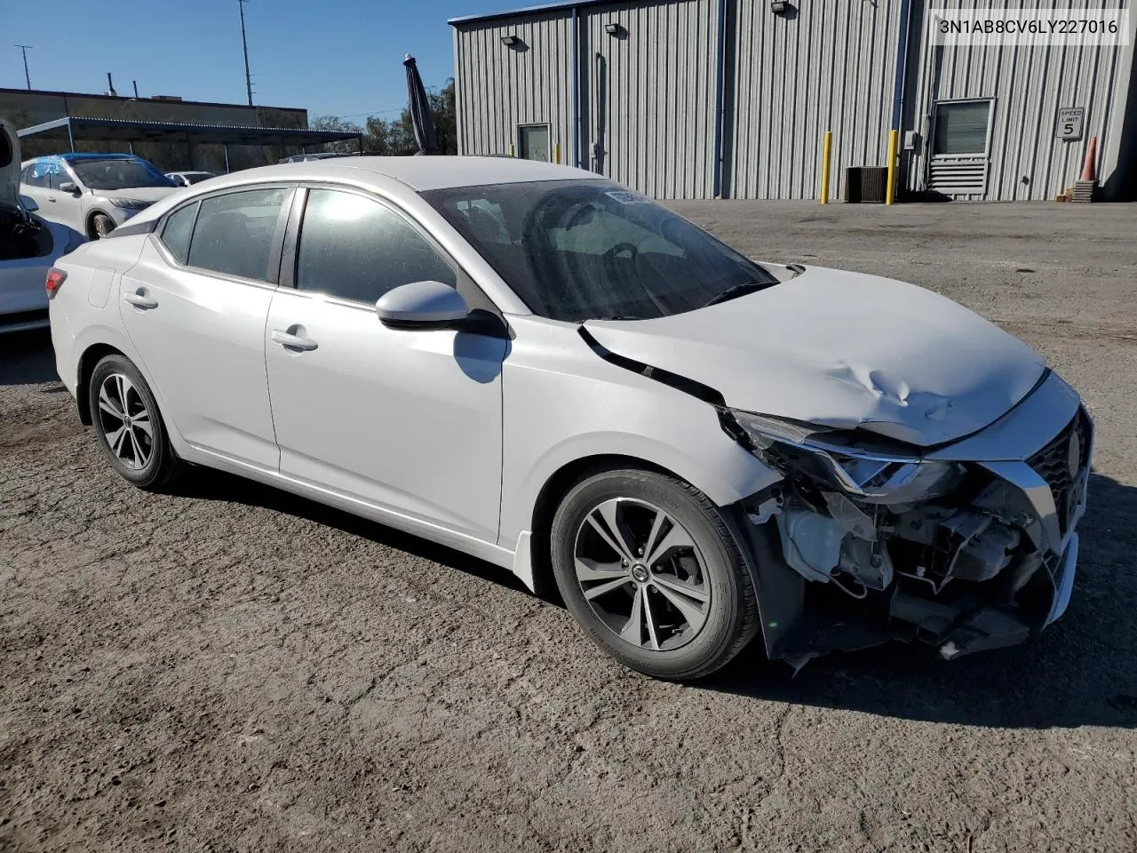 2020 Nissan Sentra Sv VIN: 3N1AB8CV6LY227016 Lot: 80294524