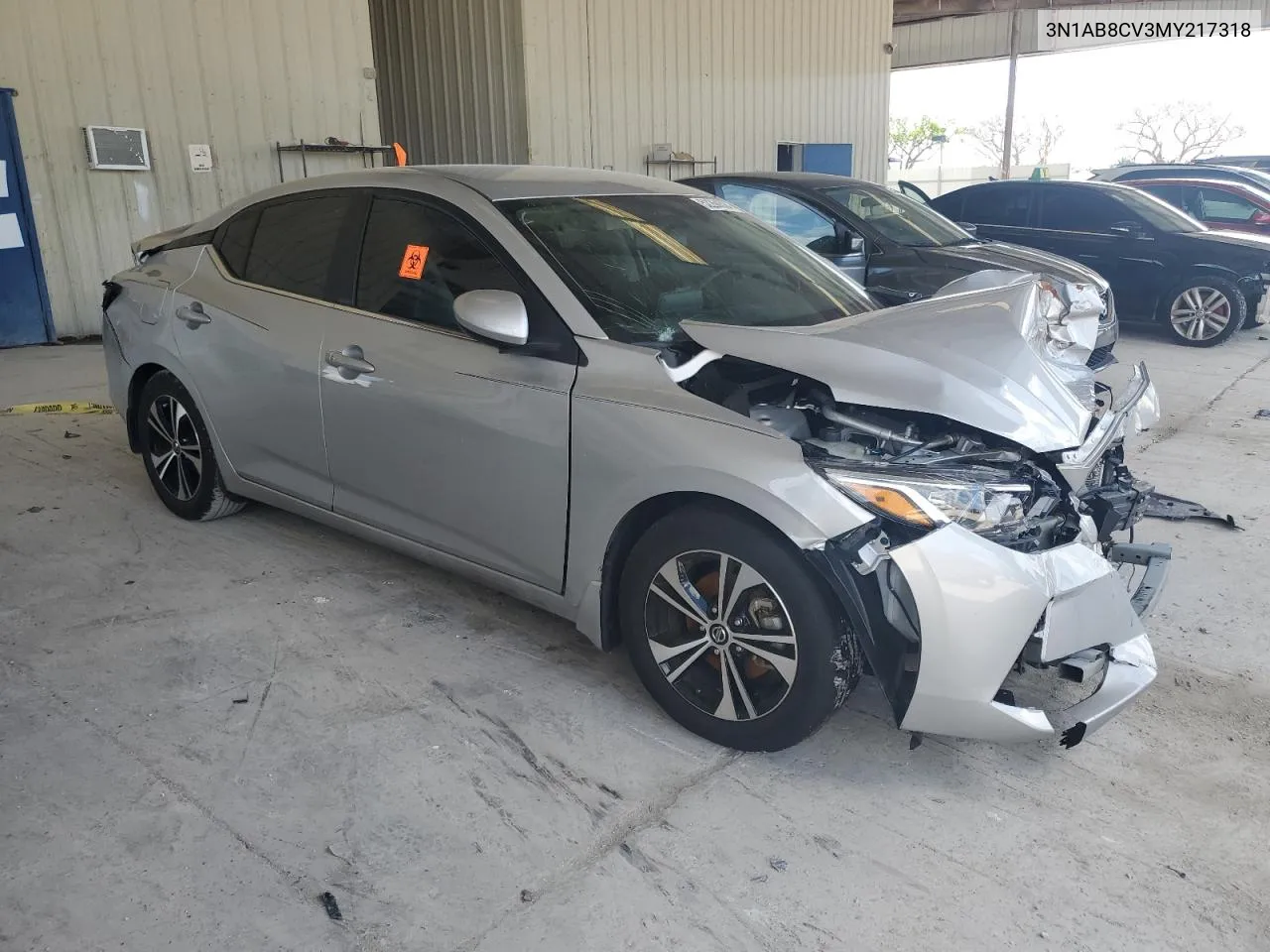 2021 Nissan Sentra Sv VIN: 3N1AB8CV3MY217318 Lot: 52260324