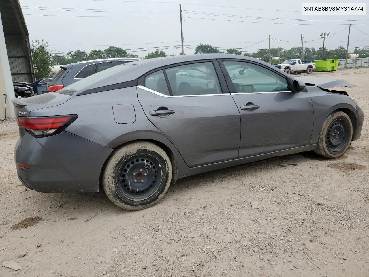 3N1AB8BV8MY314774 2021 Nissan Sentra S