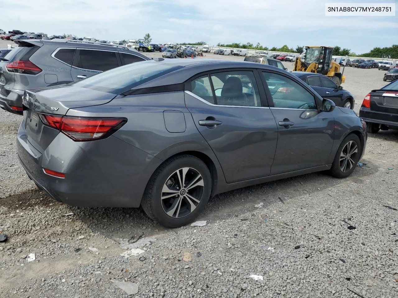 2021 Nissan Sentra Sv VIN: 3N1AB8CV7MY248751 Lot: 56616284