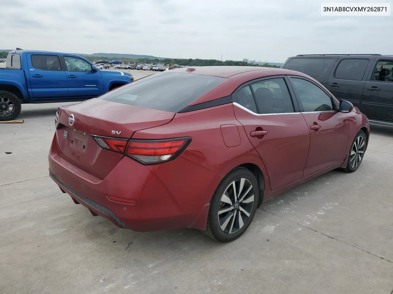 2021 Nissan Sentra Sv VIN: 3N1AB8CVXMY262871 Lot: 57522214