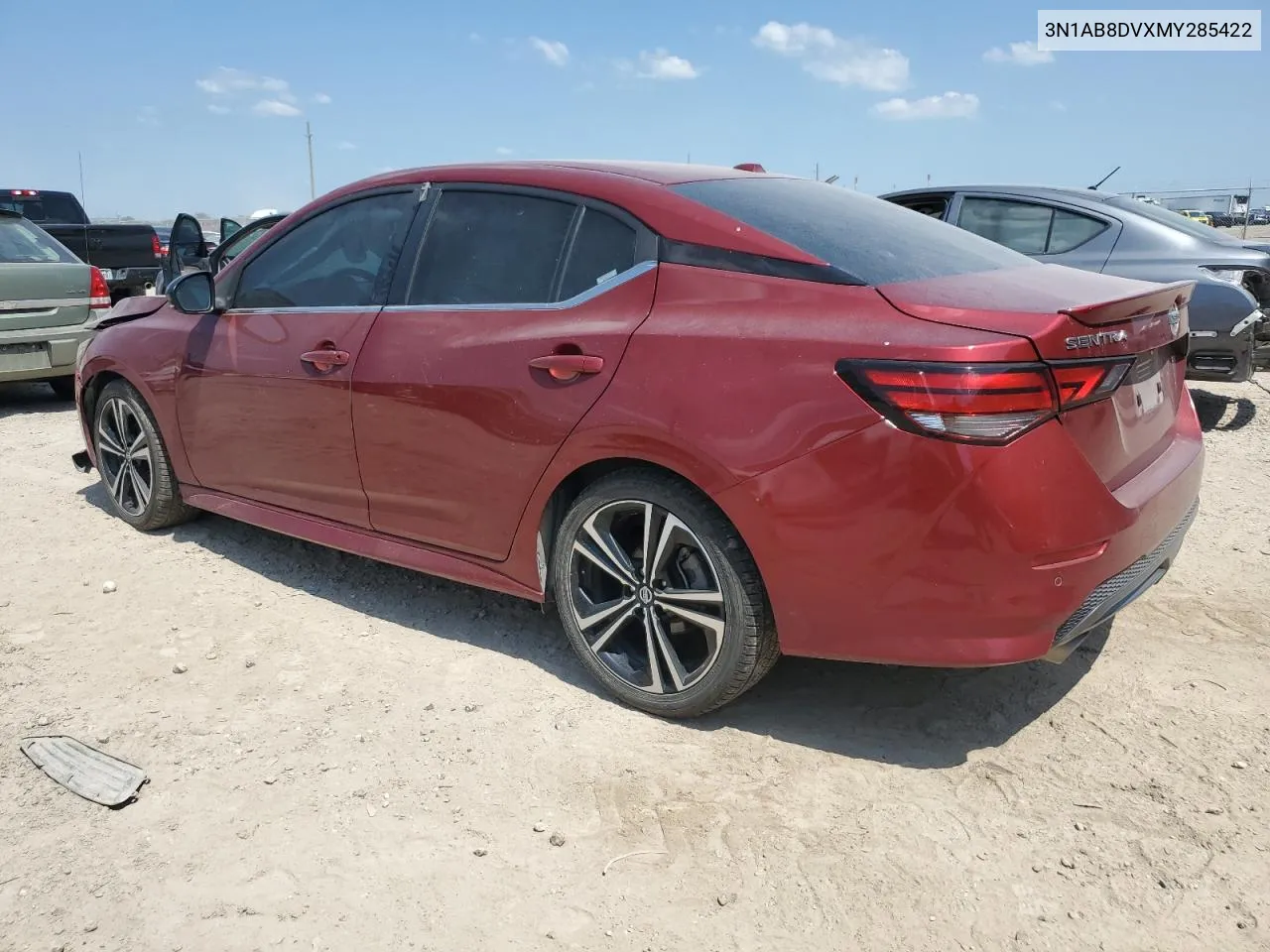 2021 Nissan Sentra Sr VIN: 3N1AB8DVXMY285422 Lot: 57685624