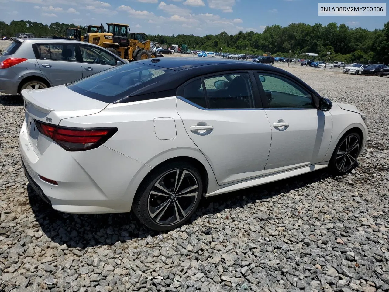 2021 Nissan Sentra Sr VIN: 3N1AB8DV2MY260336 Lot: 58917474