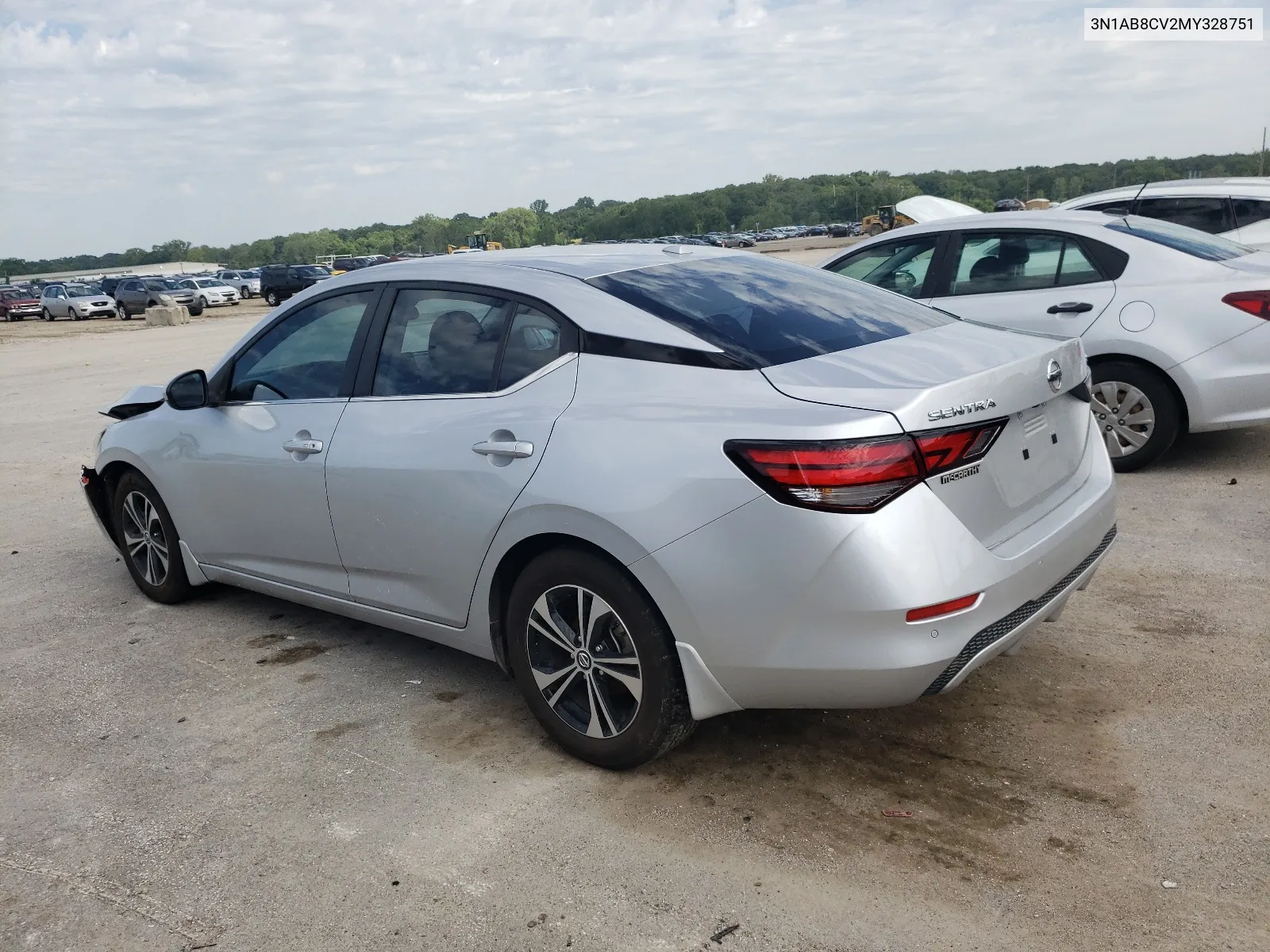 2021 Nissan Sentra Sv VIN: 3N1AB8CV2MY328751 Lot: 61503194