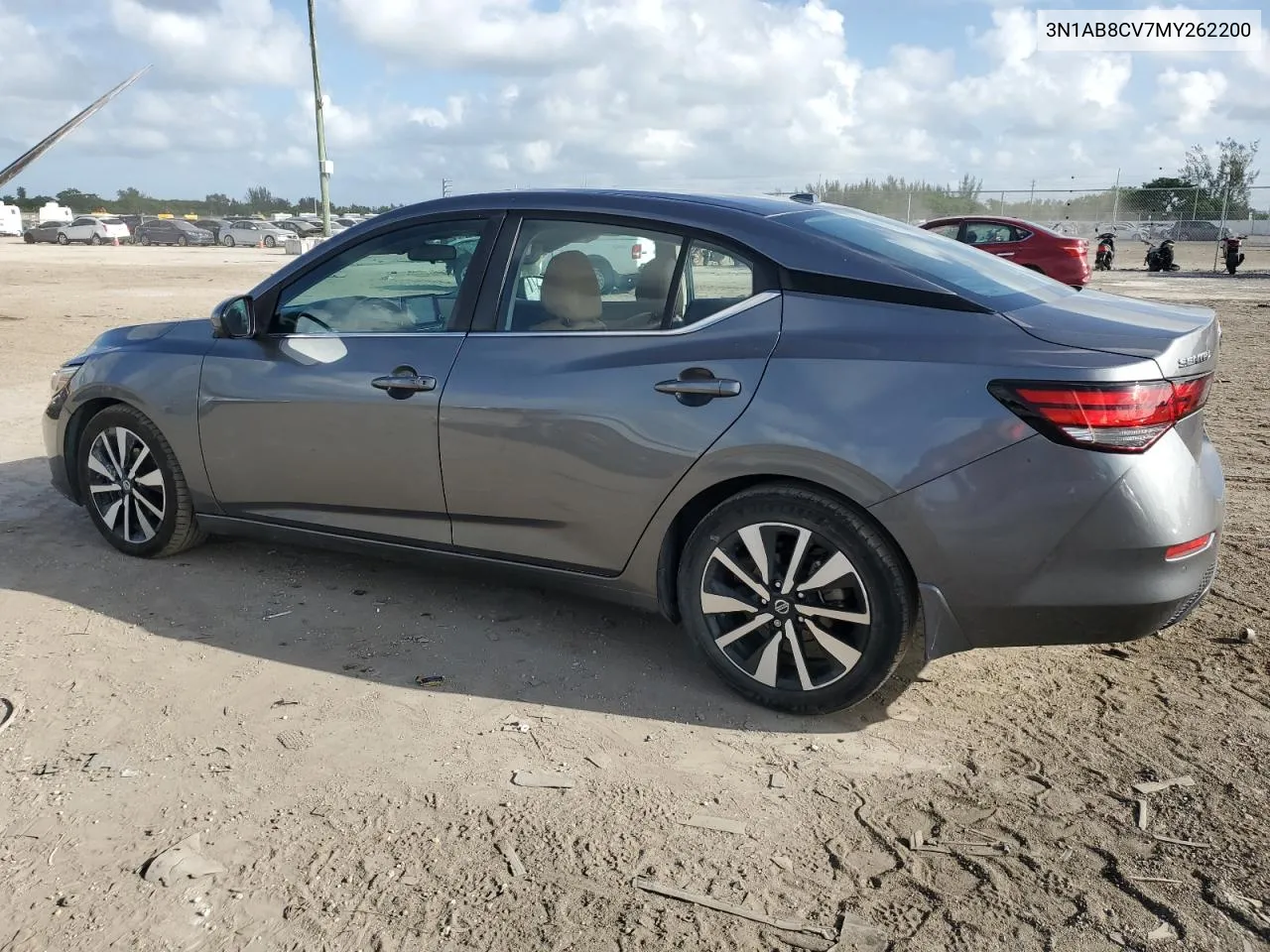 2021 Nissan Sentra Sv VIN: 3N1AB8CV7MY262200 Lot: 61601604