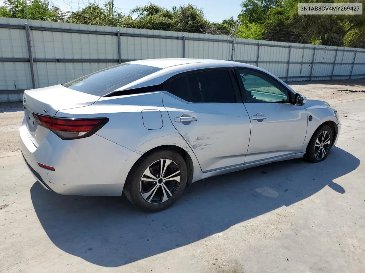 2021 Nissan Sentra Sv VIN: 3N1AB8CV4MY269427 Lot: 62603854