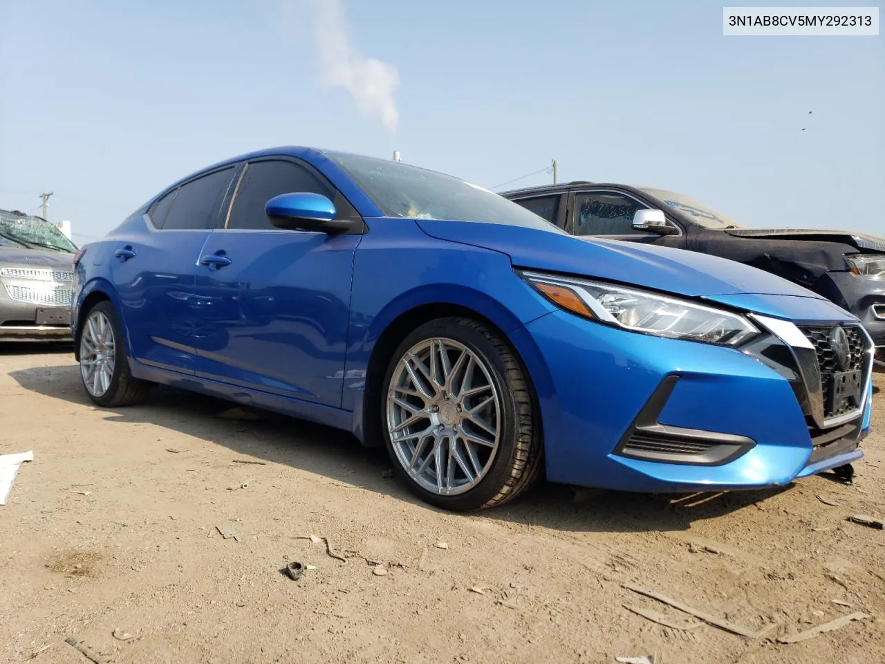 2021 Nissan Sentra Sv VIN: 3N1AB8CV5MY292313 Lot: 62741414