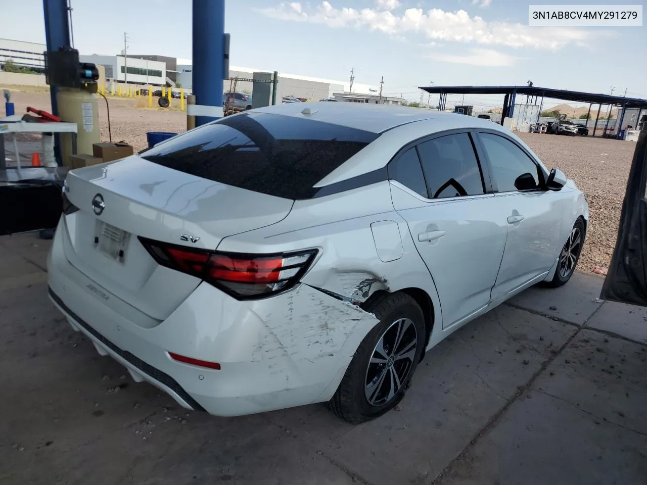 2021 Nissan Sentra Sv VIN: 3N1AB8CV4MY291279 Lot: 62842434