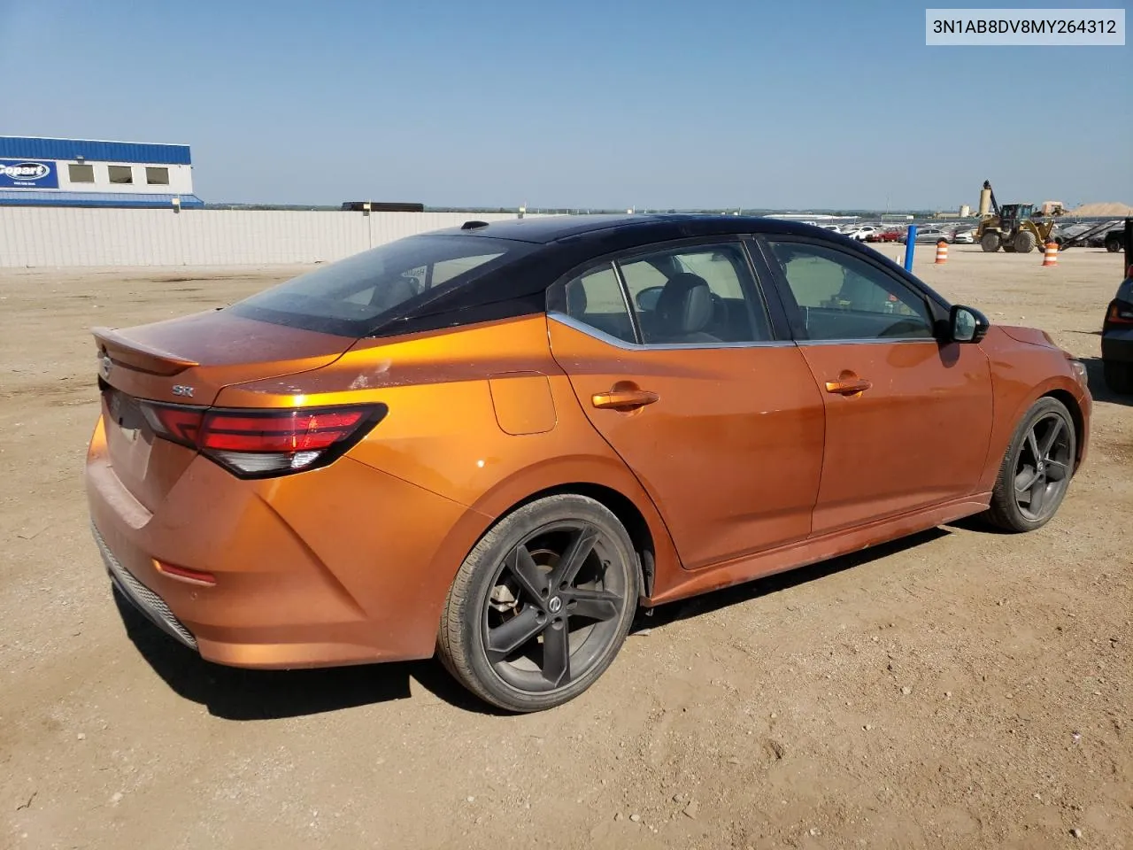 2021 Nissan Sentra Sr VIN: 3N1AB8DV8MY264312 Lot: 62880464