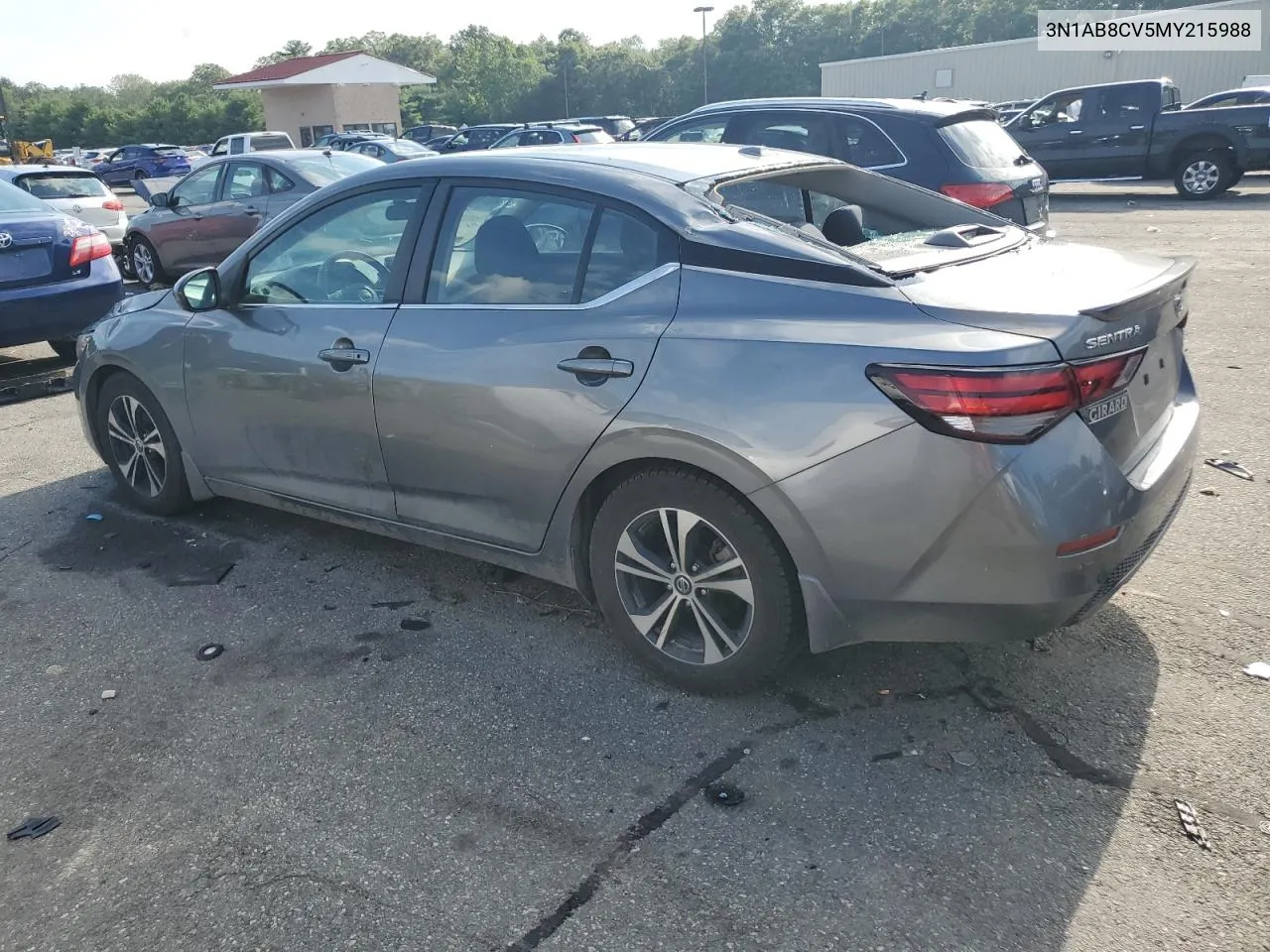 2021 Nissan Sentra Sv VIN: 3N1AB8CV5MY215988 Lot: 63642284