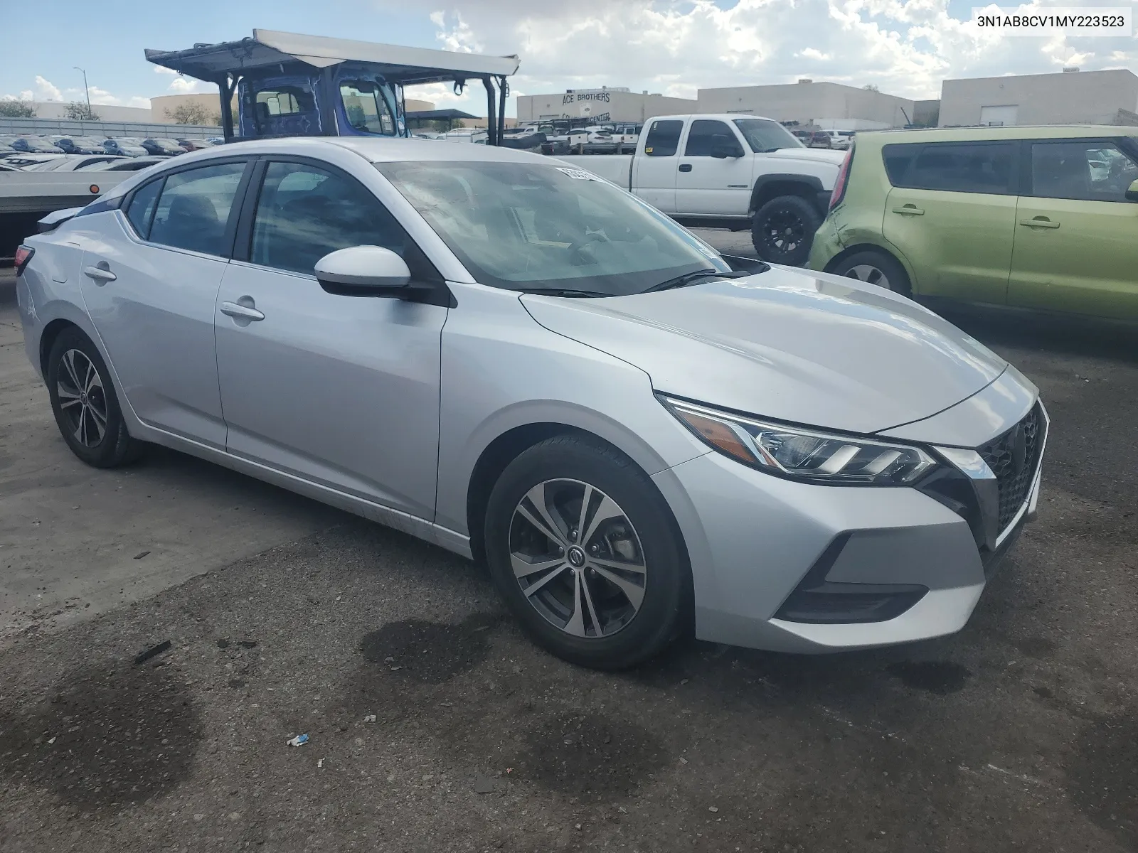 2021 Nissan Sentra Sv VIN: 3N1AB8CV1MY223523 Lot: 63831514