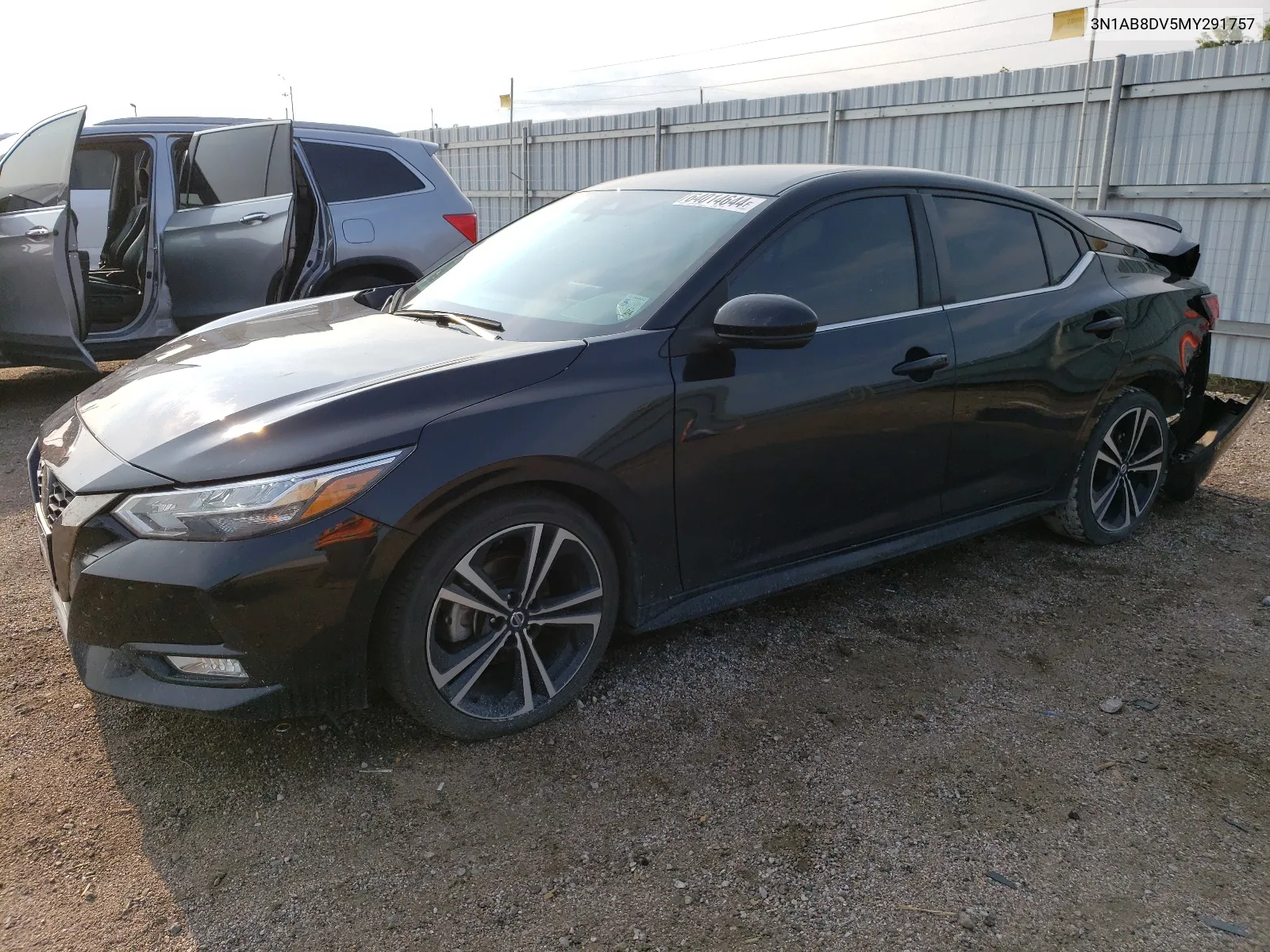 2021 Nissan Sentra Sr VIN: 3N1AB8DV5MY291757 Lot: 64014644