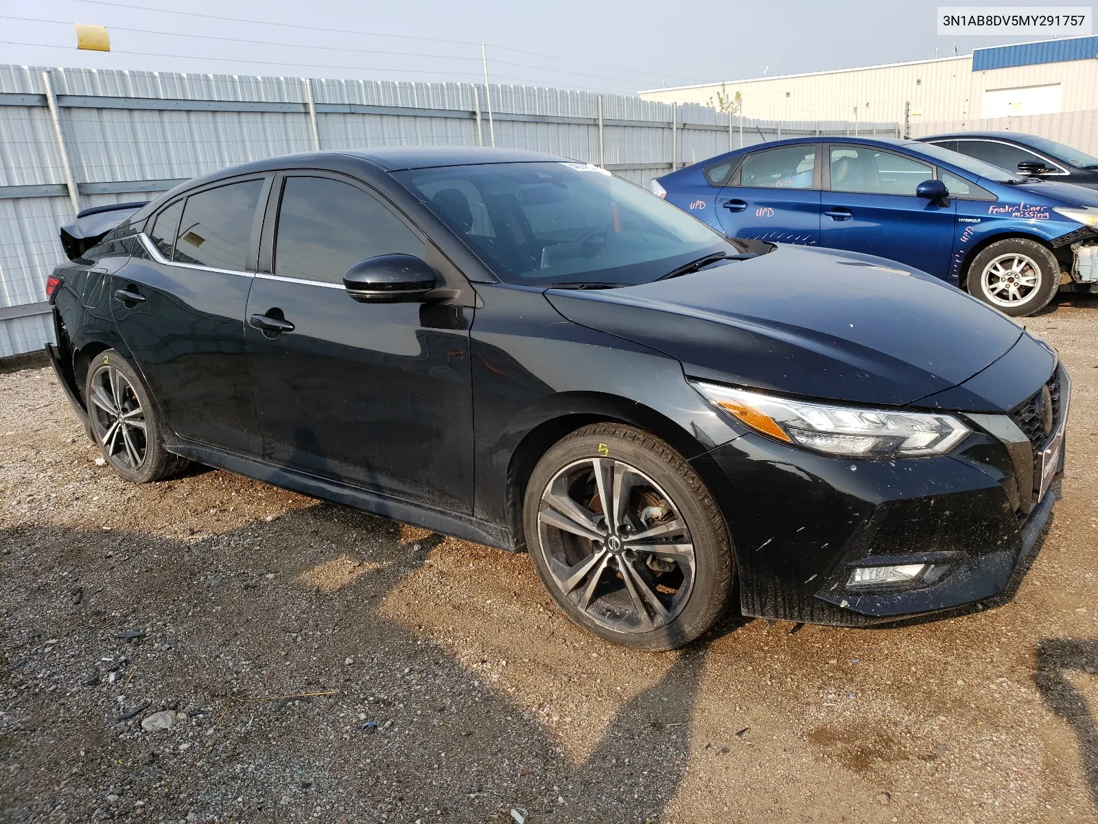 2021 Nissan Sentra Sr VIN: 3N1AB8DV5MY291757 Lot: 64014644