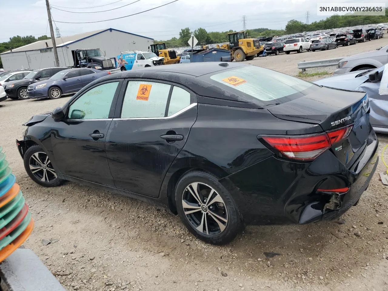 2021 Nissan Sentra Sv VIN: 3N1AB8CV0MY236635 Lot: 64099504