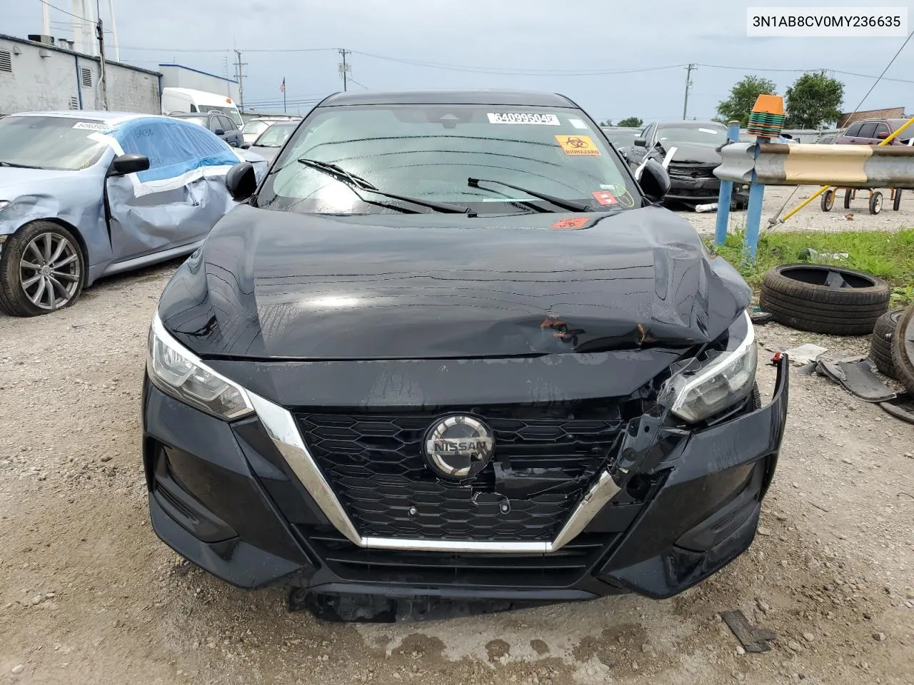 2021 Nissan Sentra Sv VIN: 3N1AB8CV0MY236635 Lot: 64099504