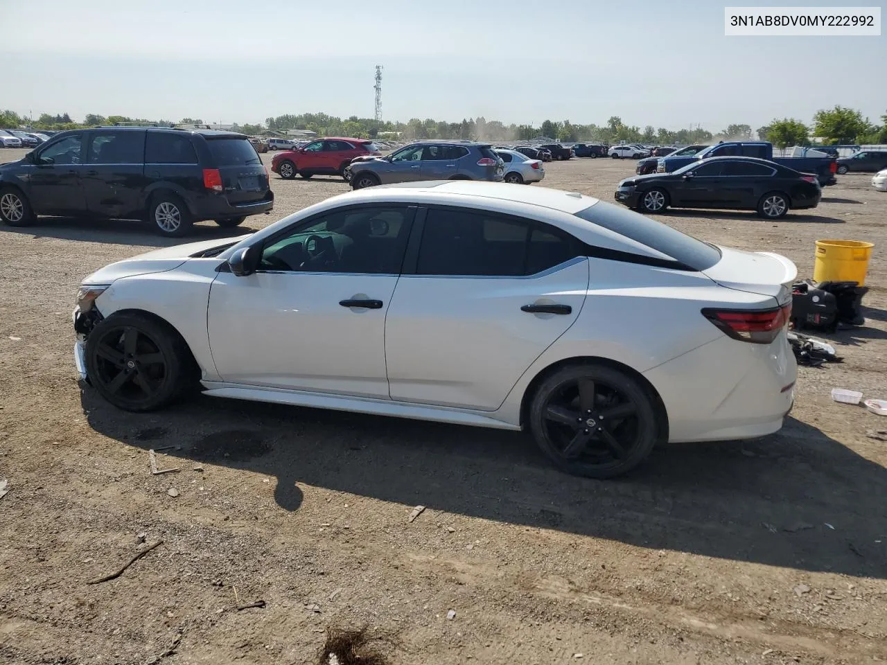 2021 Nissan Sentra Sr VIN: 3N1AB8DV0MY222992 Lot: 64144214