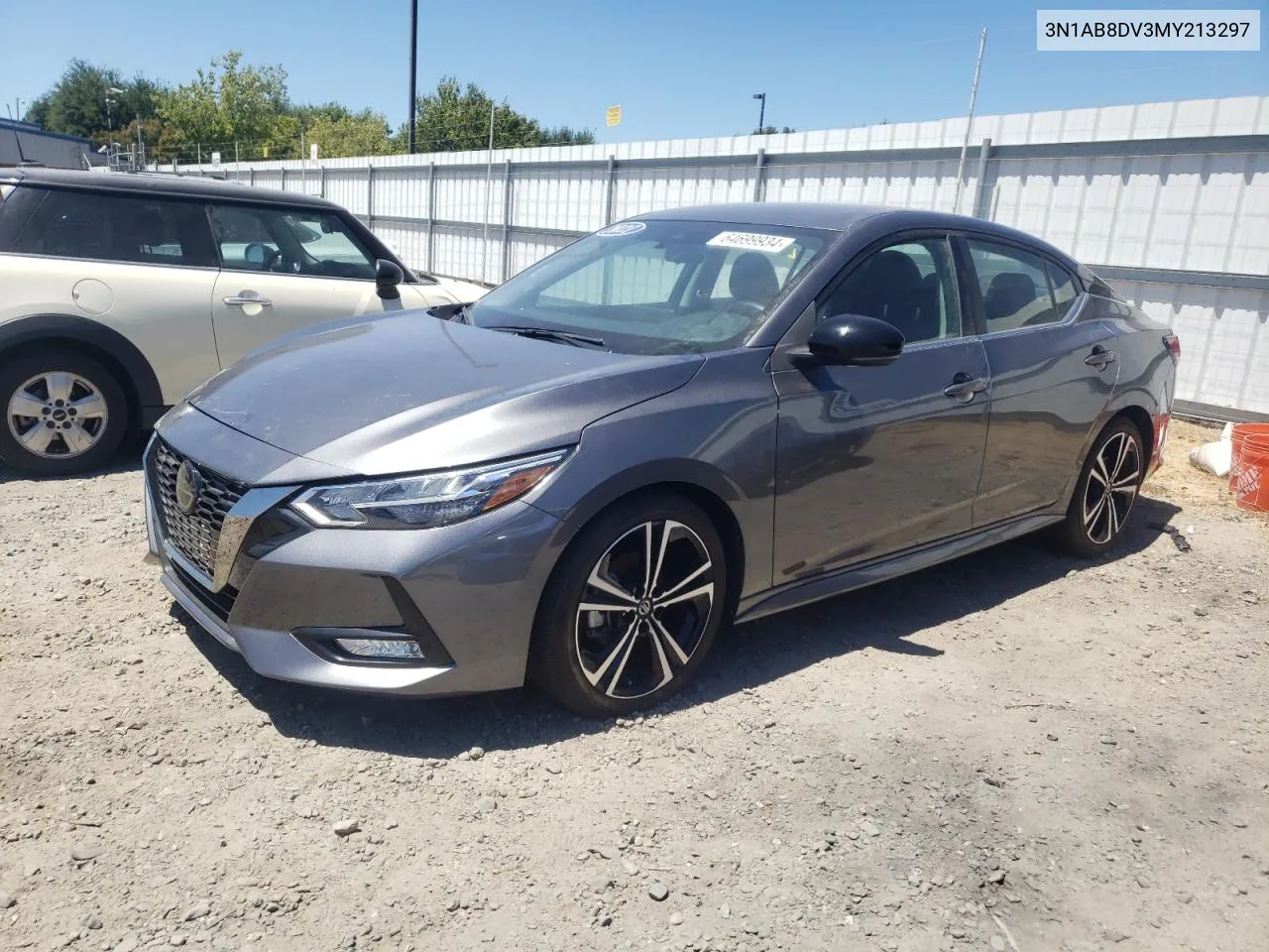 2021 Nissan Sentra Sr VIN: 3N1AB8DV3MY213297 Lot: 64699934