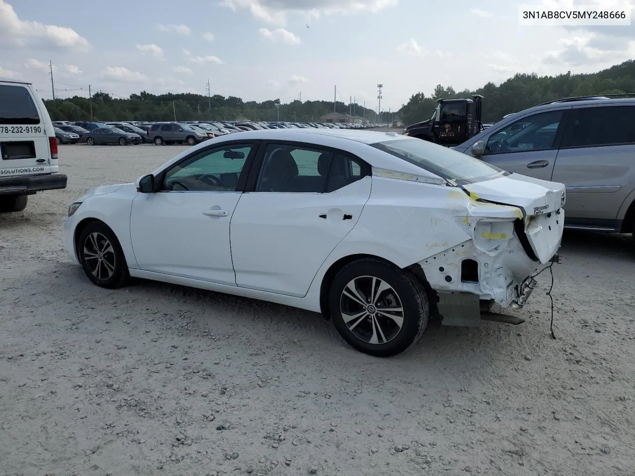 3N1AB8CV5MY248666 2021 Nissan Sentra Sv