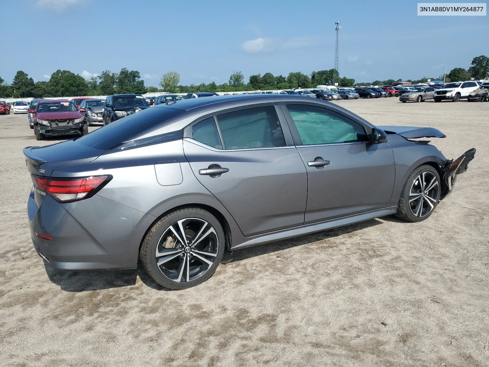 2021 Nissan Sentra Sr VIN: 3N1AB8DV1MY264877 Lot: 65585424