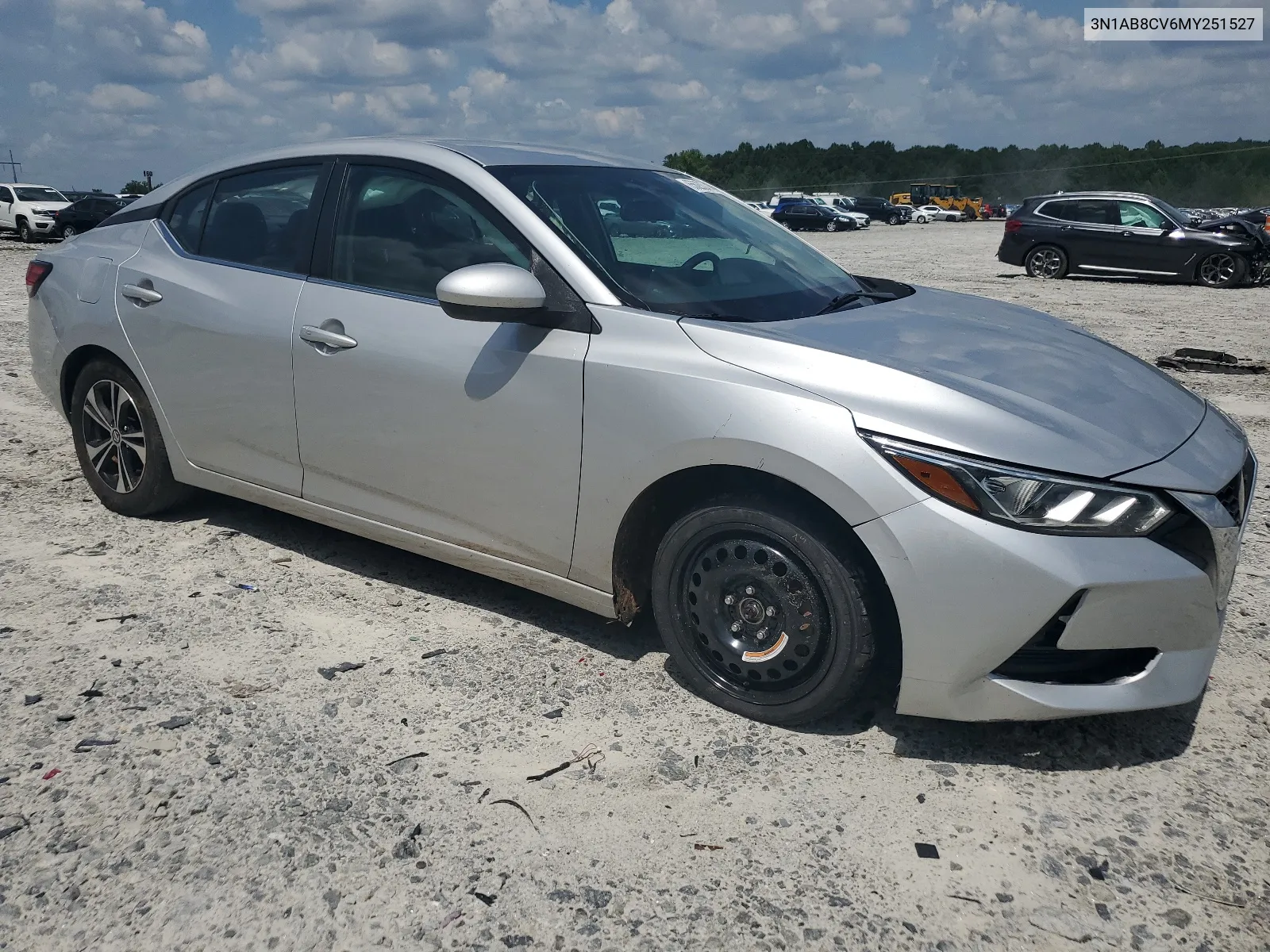 2021 Nissan Sentra Sv VIN: 3N1AB8CV6MY251527 Lot: 65625374