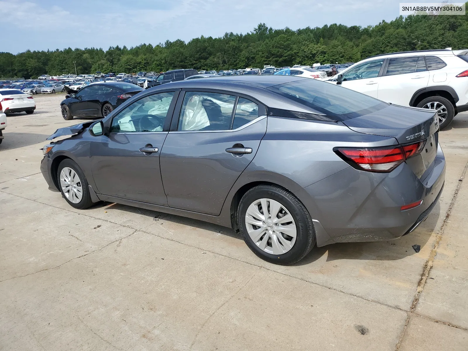 2021 Nissan Sentra S VIN: 3N1AB8BV5MY304106 Lot: 65632254