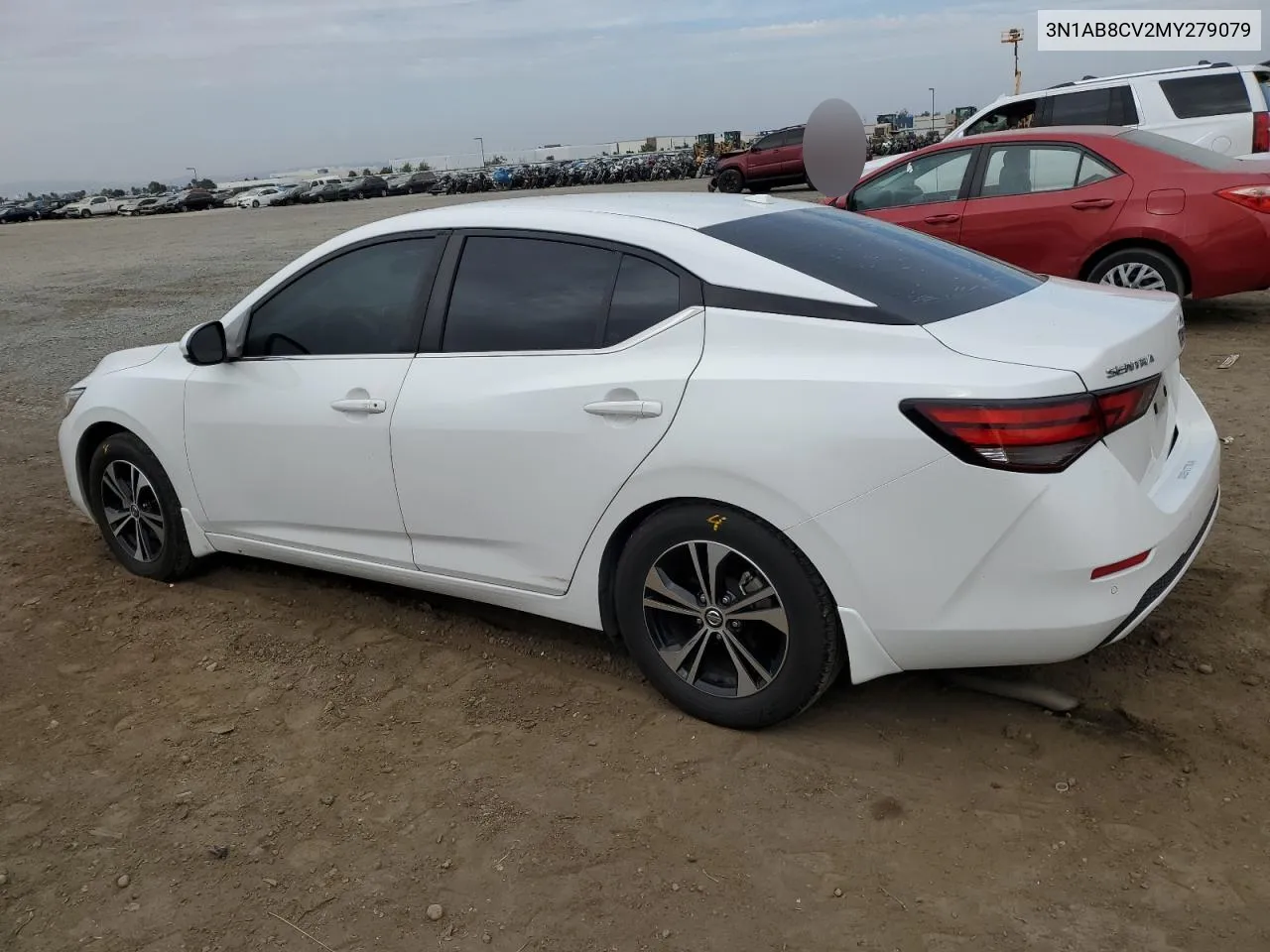 2021 Nissan Sentra Sv VIN: 3N1AB8CV2MY279079 Lot: 65643474