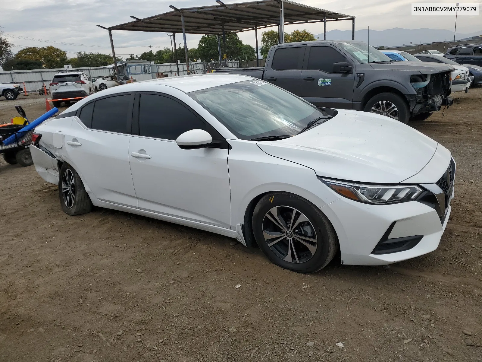 2021 Nissan Sentra Sv VIN: 3N1AB8CV2MY279079 Lot: 65643474