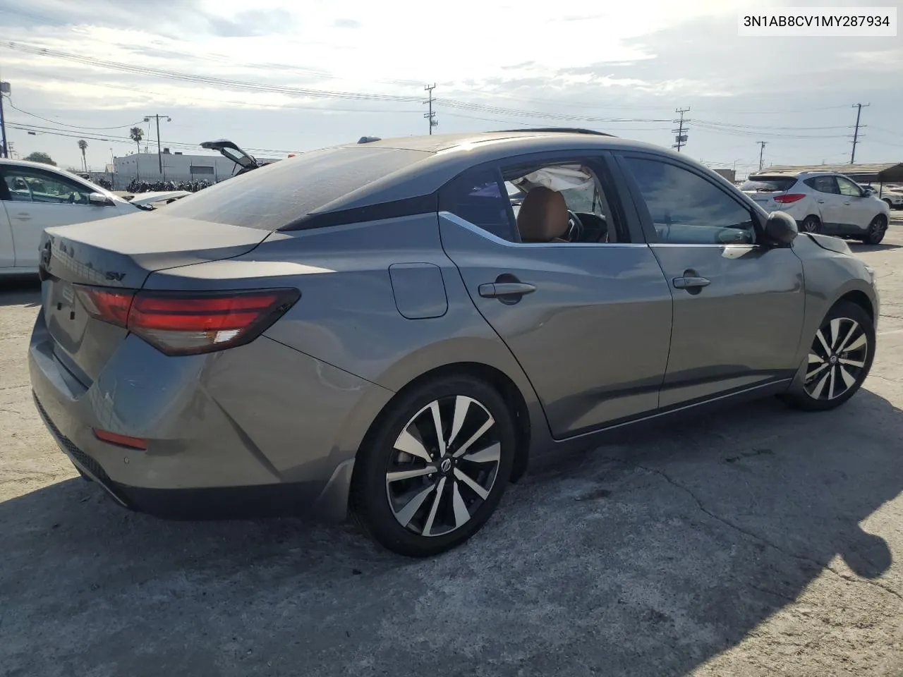 2021 Nissan Sentra Sv VIN: 3N1AB8CV1MY287934 Lot: 66009424