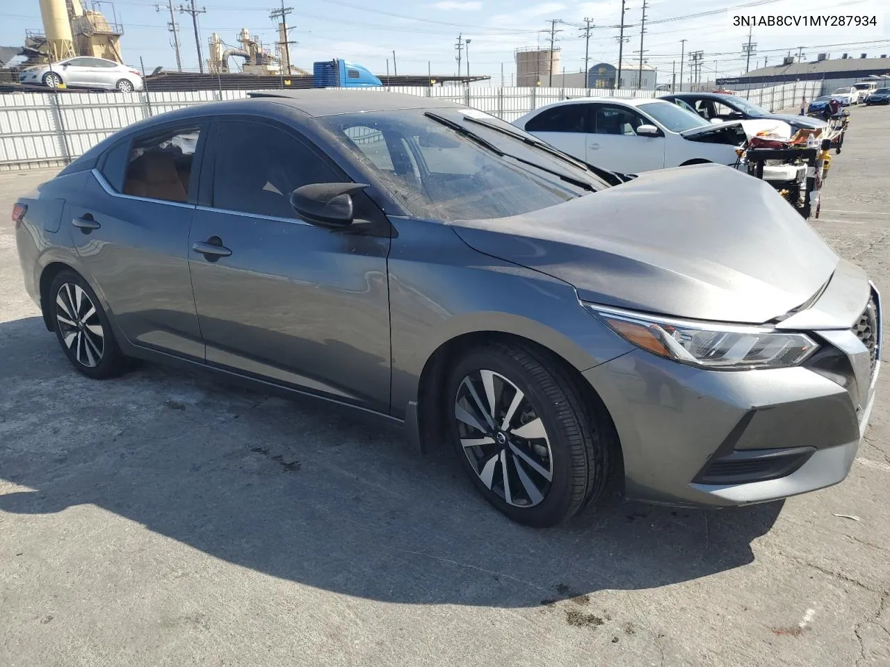 2021 Nissan Sentra Sv VIN: 3N1AB8CV1MY287934 Lot: 66009424