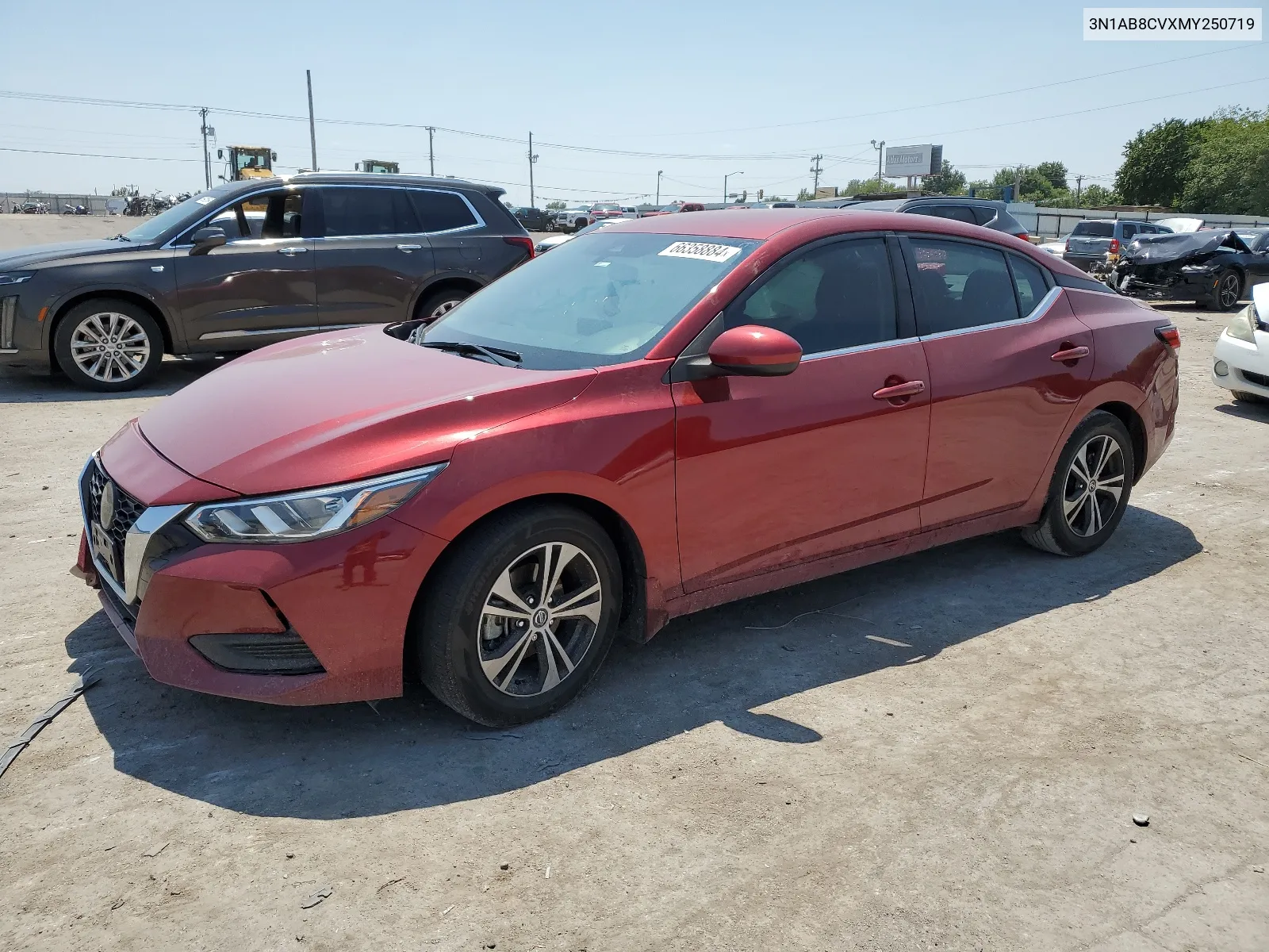 2021 Nissan Sentra Sv VIN: 3N1AB8CVXMY250719 Lot: 66358884