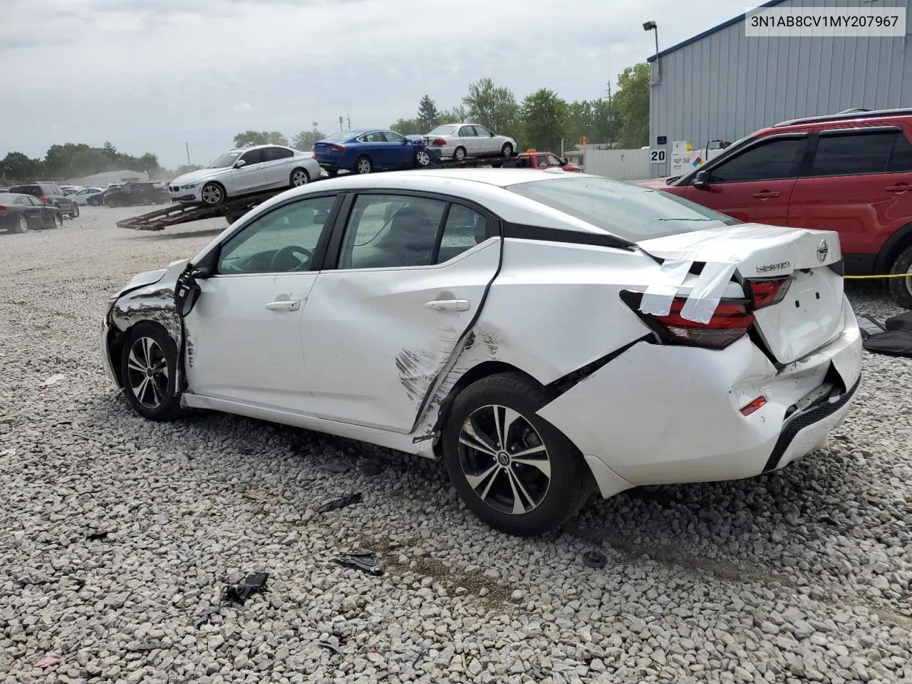 2021 Nissan Sentra Sv VIN: 3N1AB8CV1MY207967 Lot: 66377404