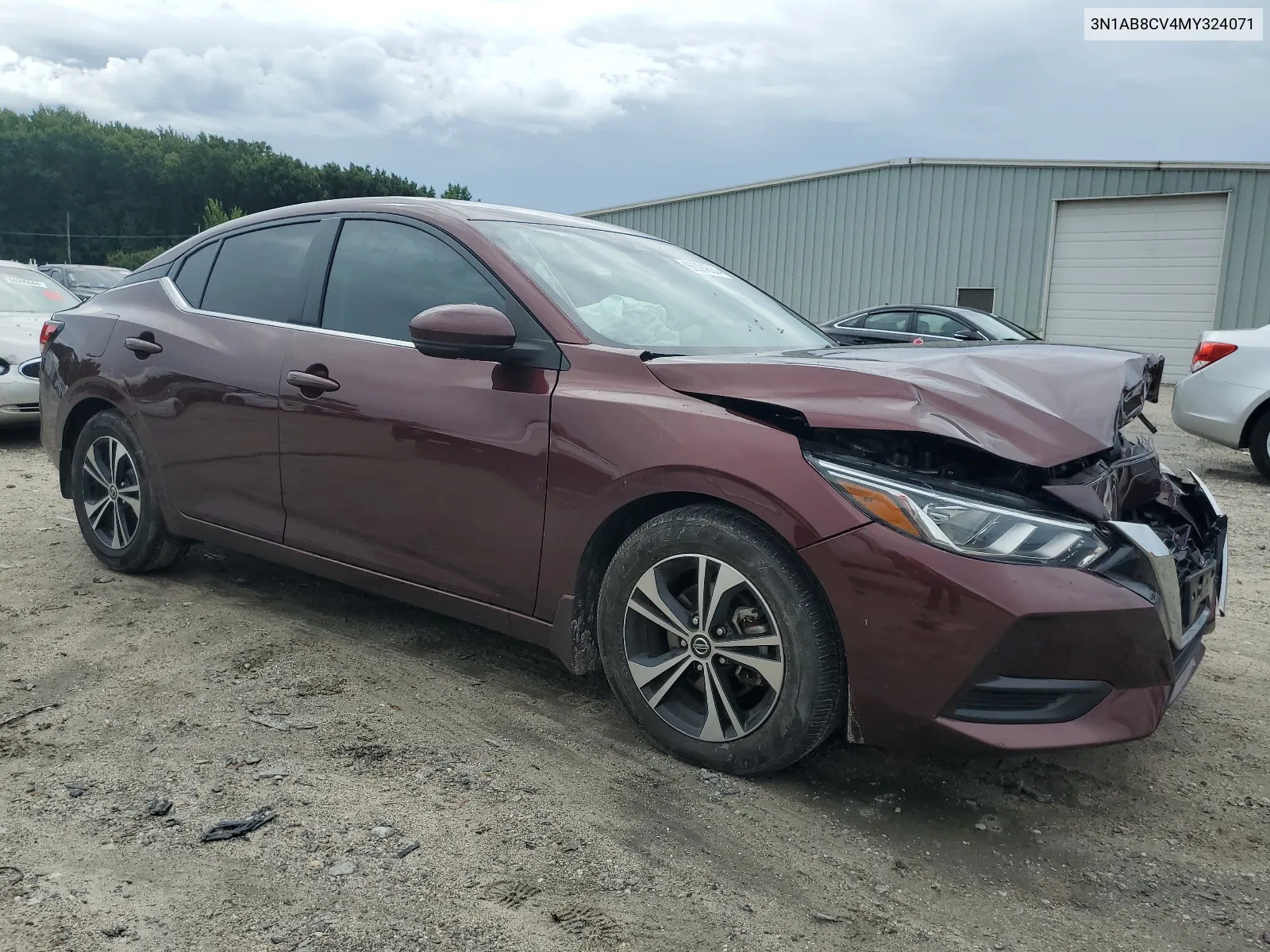 2021 Nissan Sentra Sv VIN: 3N1AB8CV4MY324071 Lot: 66394624