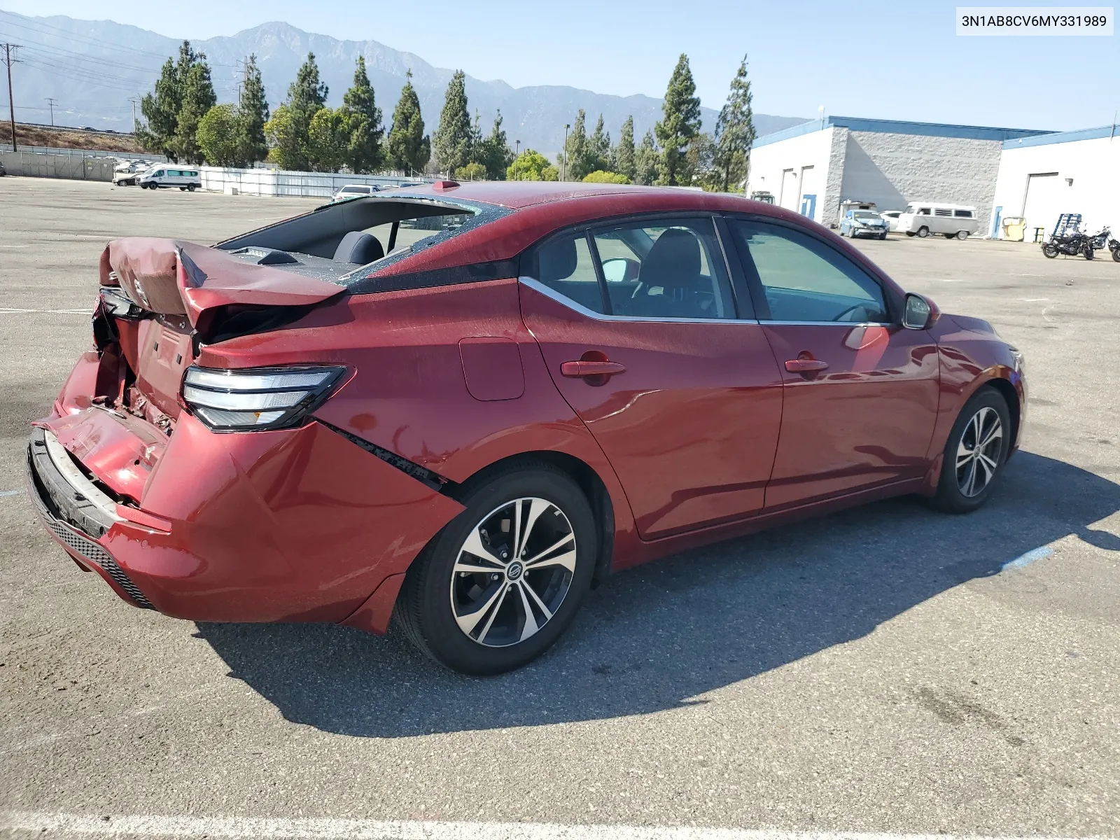 2021 Nissan Sentra Sv VIN: 3N1AB8CV6MY331989 Lot: 66604914