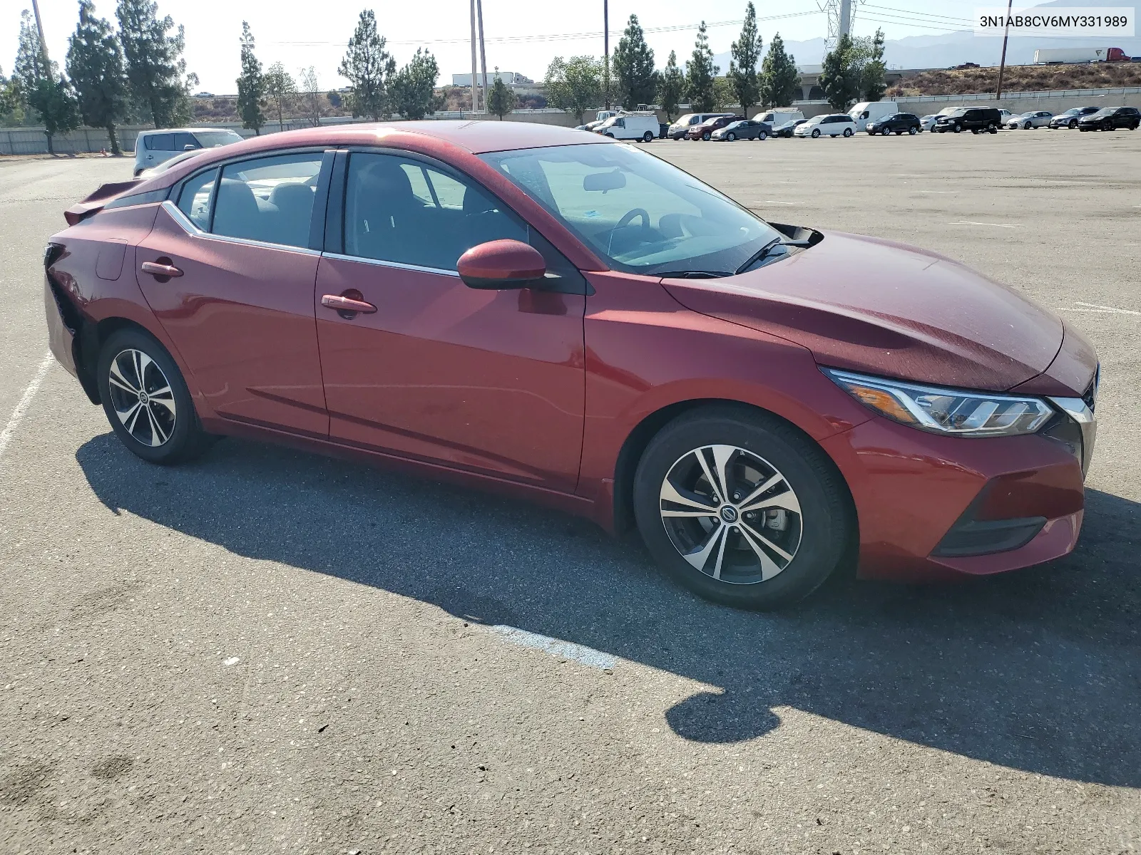 2021 Nissan Sentra Sv VIN: 3N1AB8CV6MY331989 Lot: 66604914