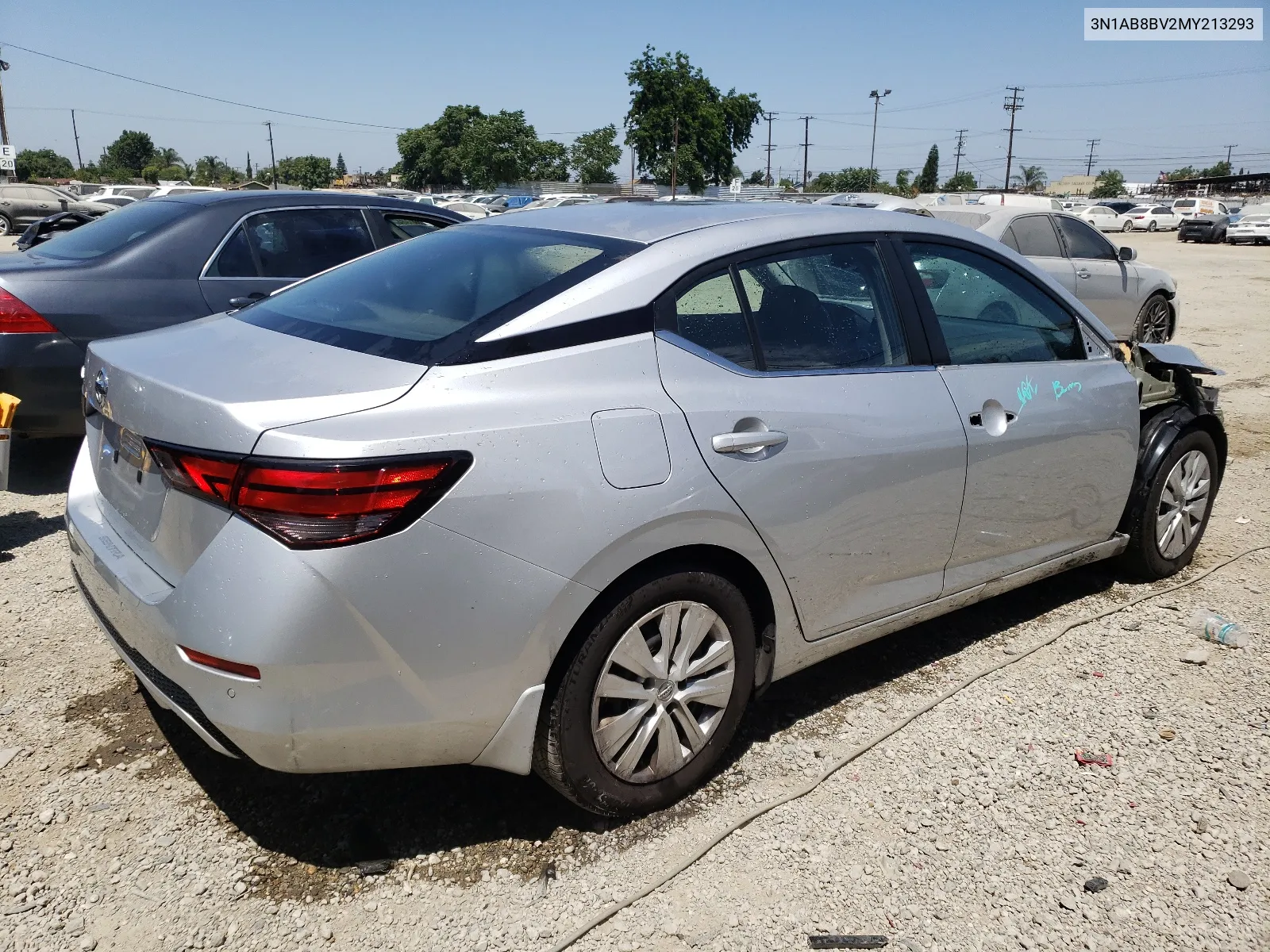 2021 Nissan Sentra S VIN: 3N1AB8BV2MY213293 Lot: 66613394