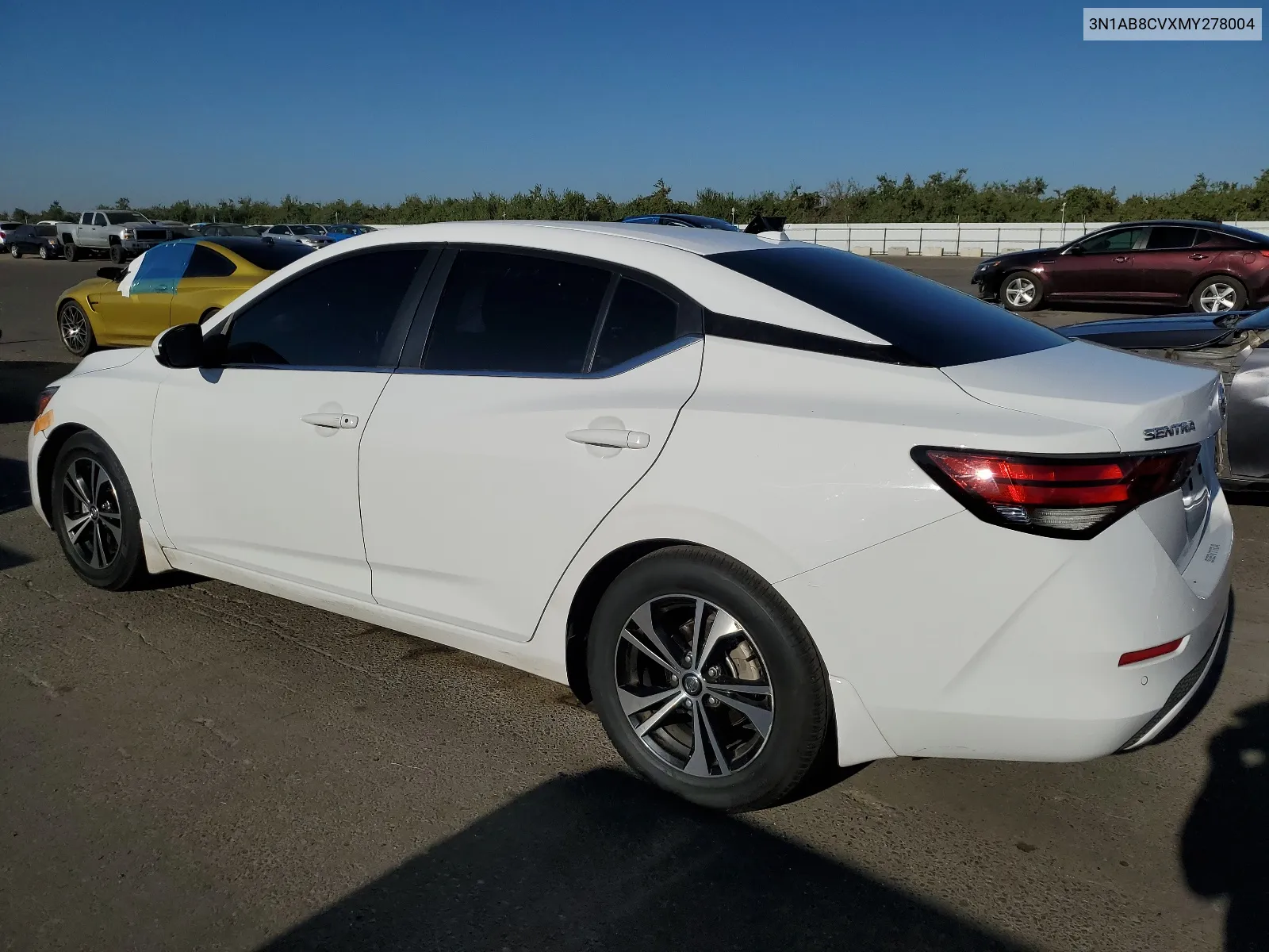 2021 Nissan Sentra Sv VIN: 3N1AB8CVXMY278004 Lot: 66770204