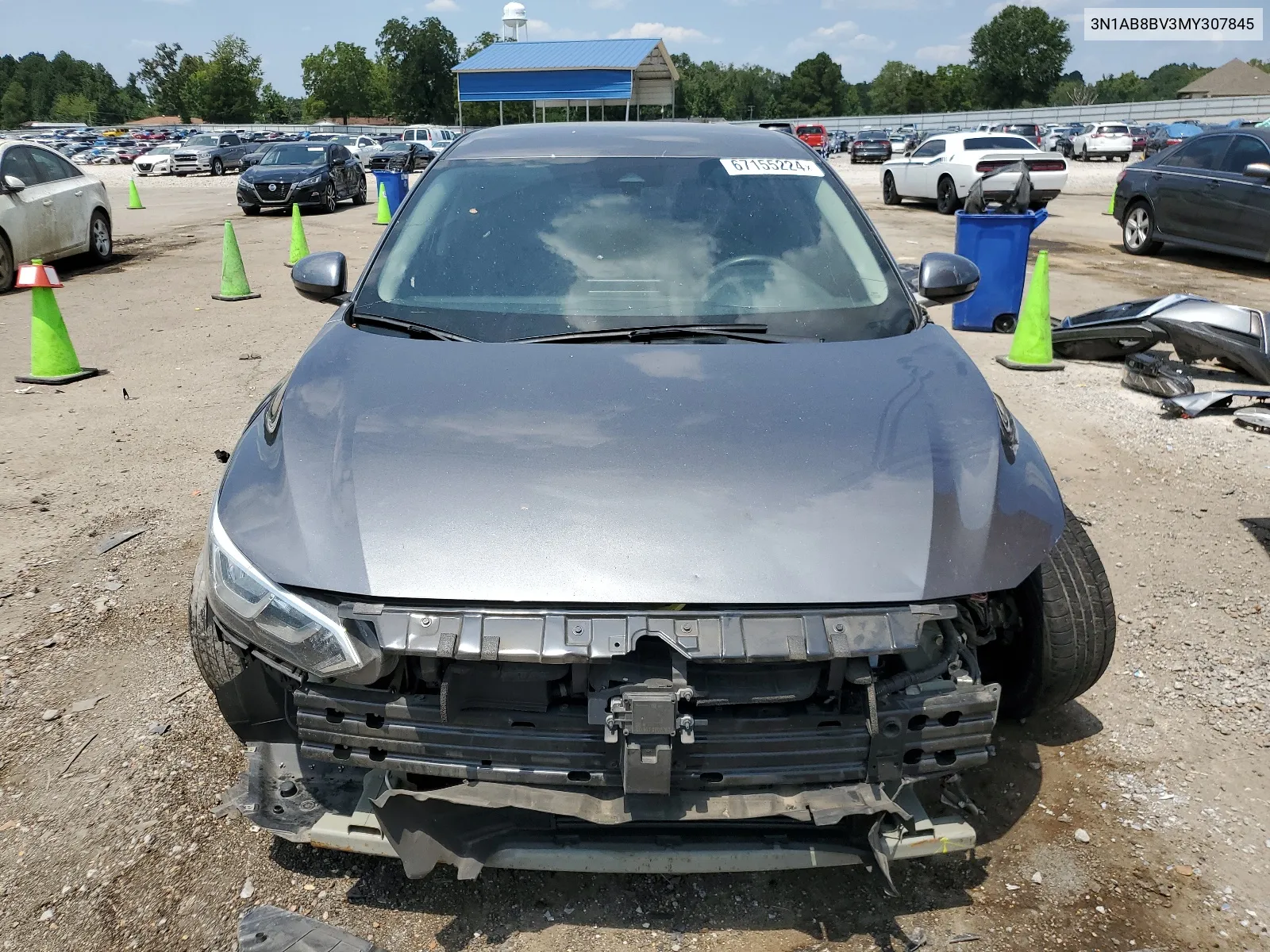 2021 Nissan Sentra S VIN: 3N1AB8BV3MY307845 Lot: 67155224