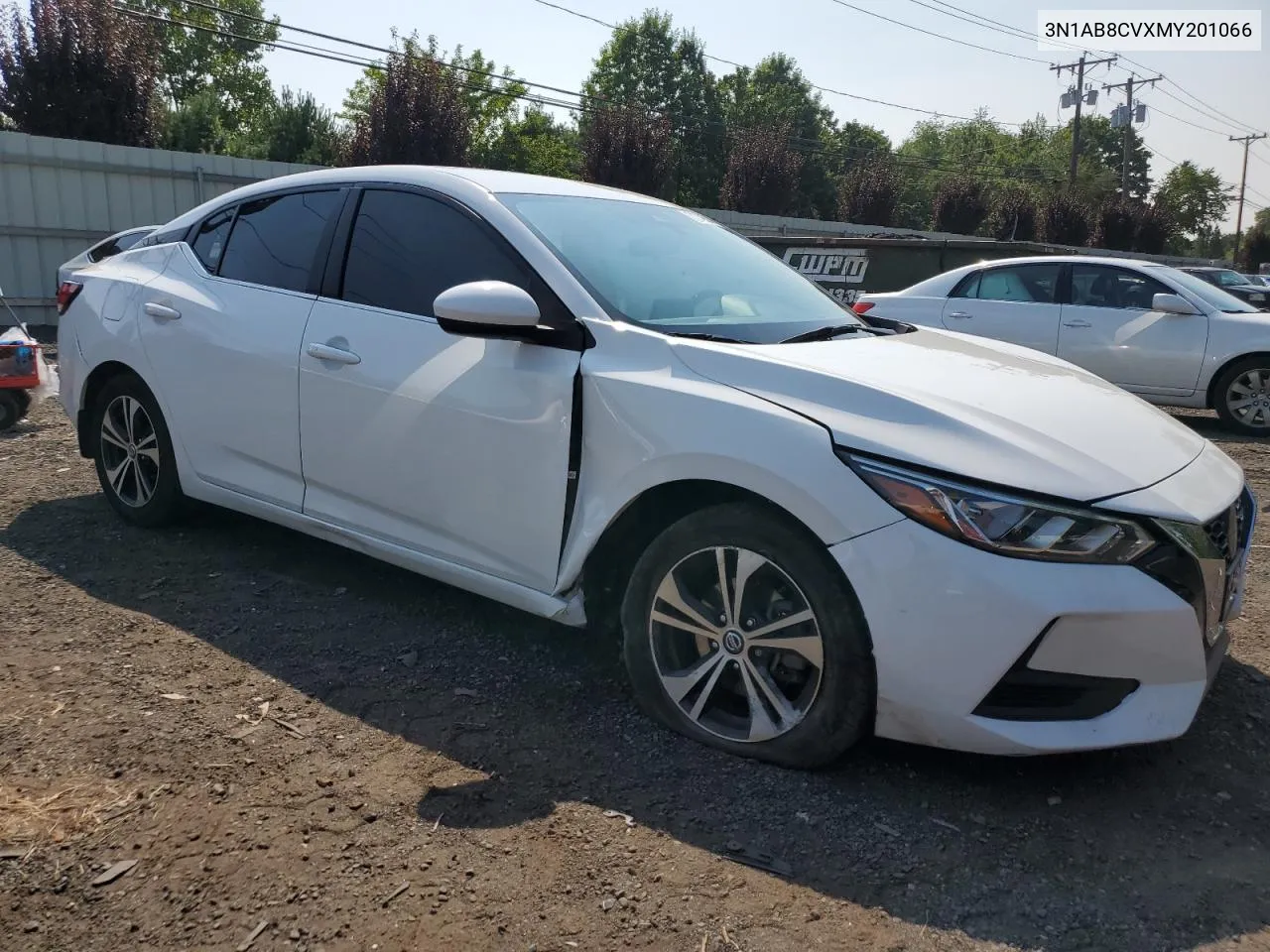 2021 Nissan Sentra Sv VIN: 3N1AB8CVXMY201066 Lot: 67249554