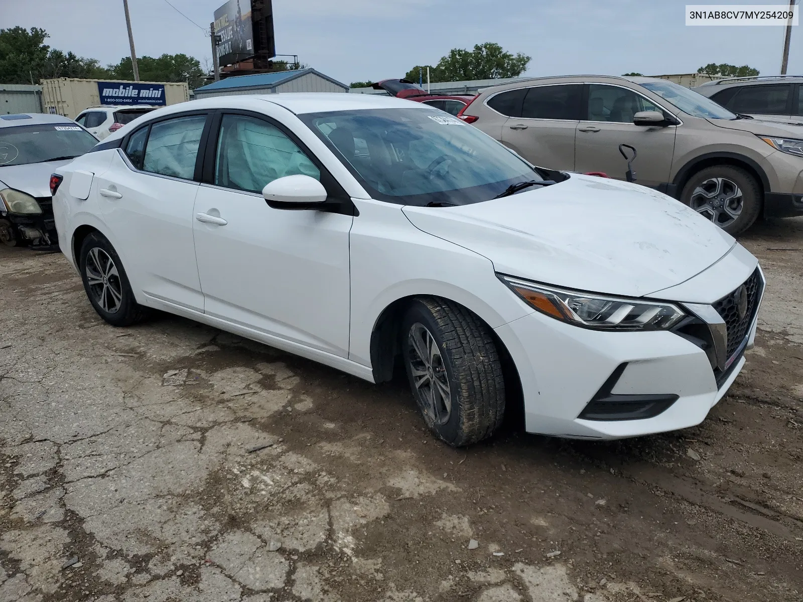 2021 Nissan Sentra Sv VIN: 3N1AB8CV7MY254209 Lot: 67304174