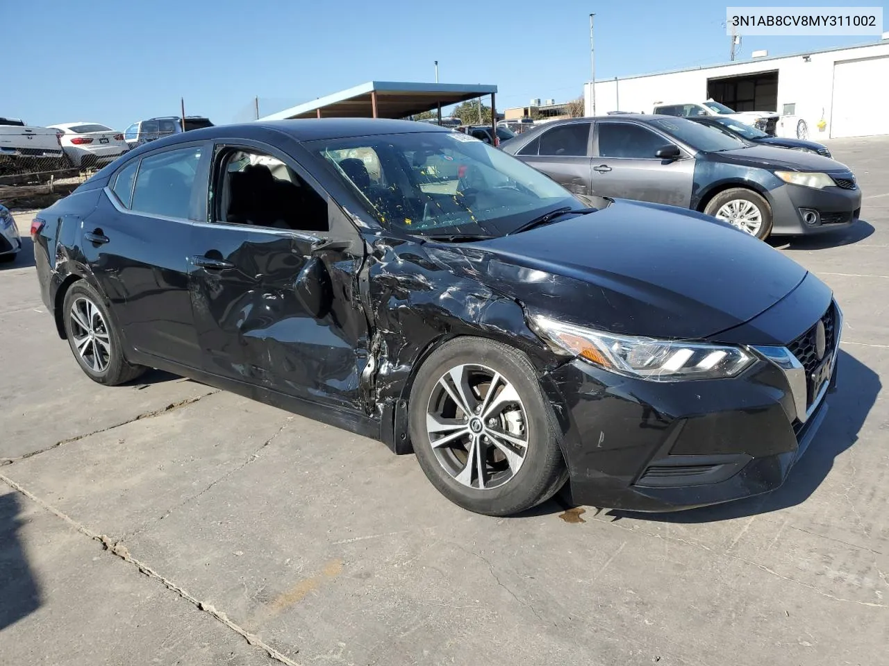 2021 Nissan Sentra Sv VIN: 3N1AB8CV8MY311002 Lot: 67420924