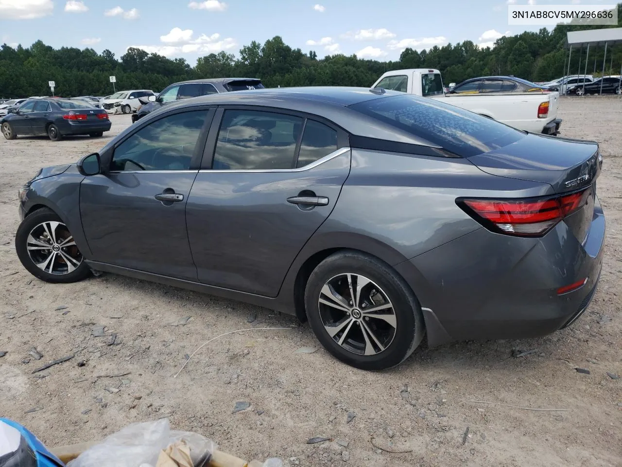 2021 Nissan Sentra Sv VIN: 3N1AB8CV5MY296636 Lot: 67795604