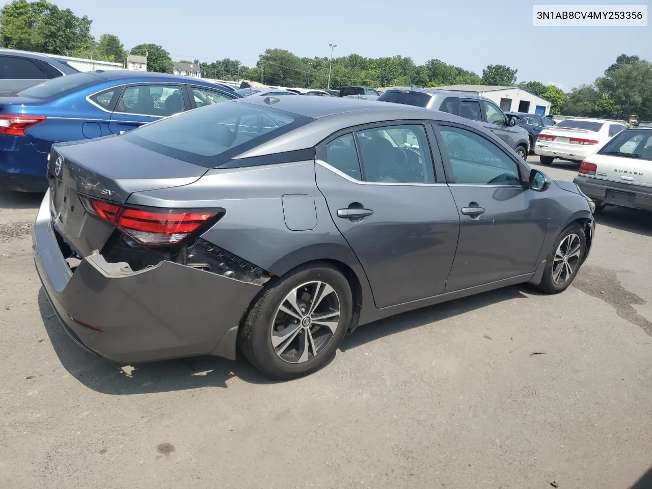 2021 Nissan Sentra Sv VIN: 3N1AB8CV4MY253356 Lot: 67803534